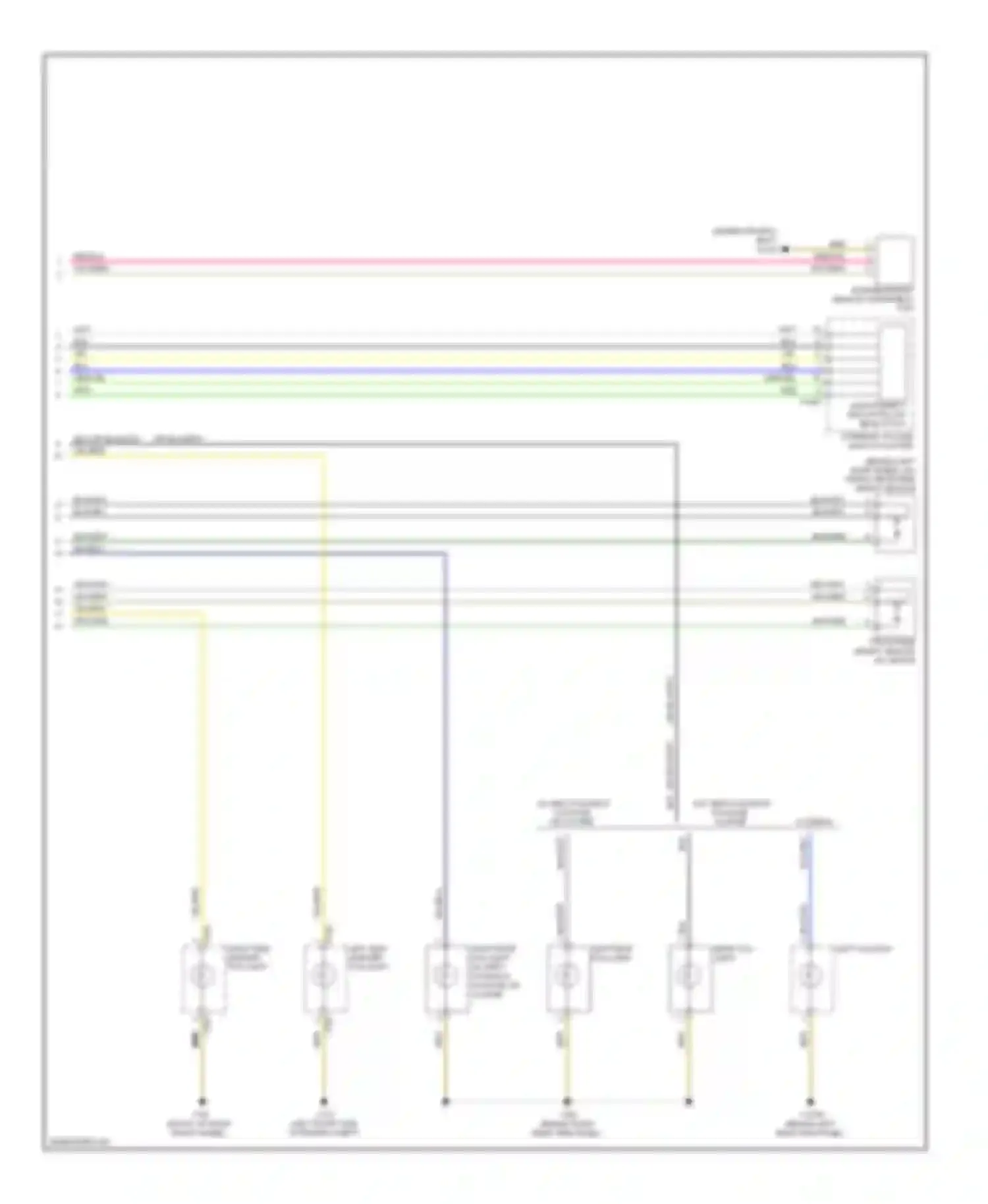 Cooper MINI II (2006-2010): Headlamps circuit, except convertible (2 of 2)