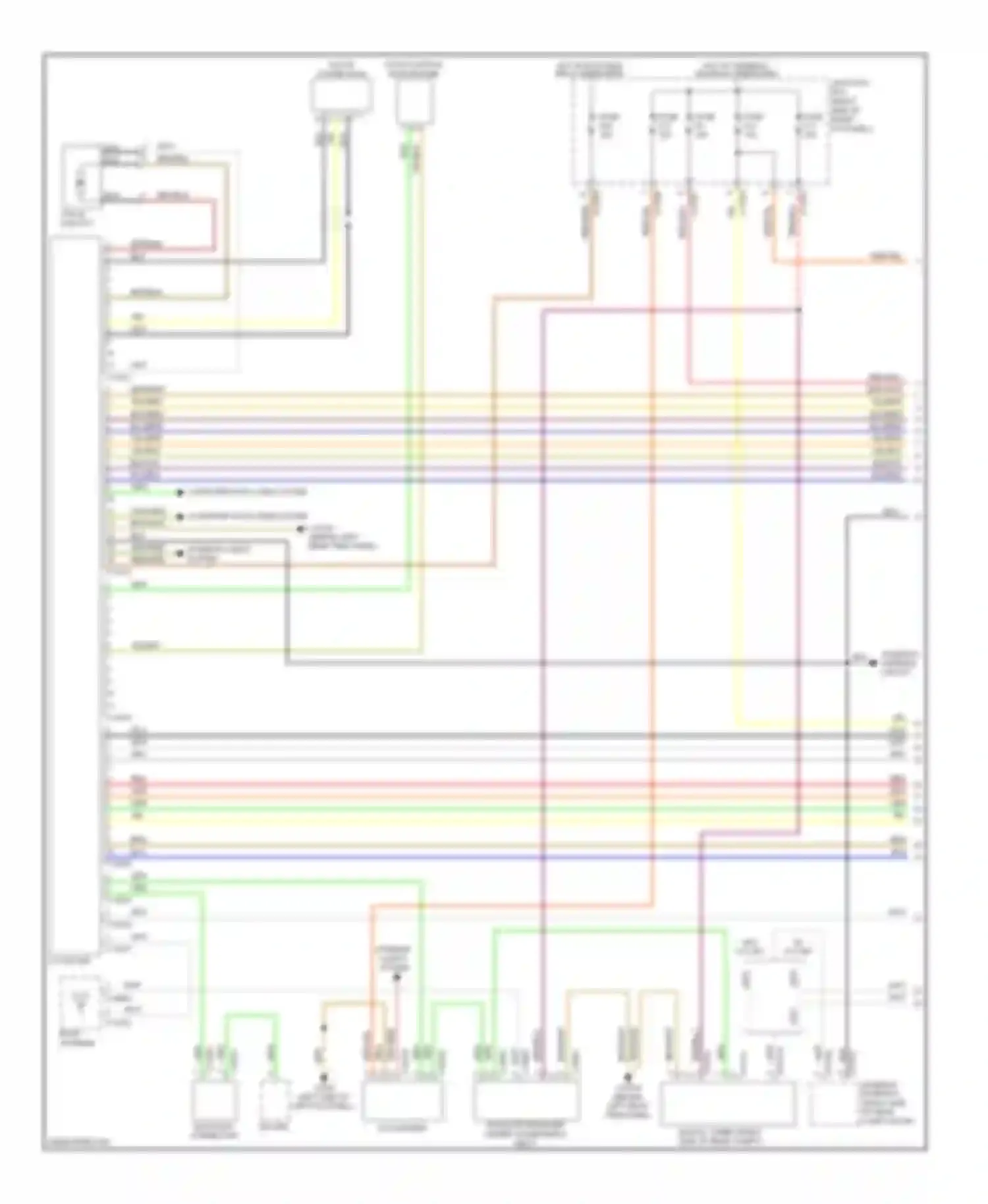 Cooper MINI II (2006-2010): Navigation circuit, except convertible with car communication computer/m-ask with amplifier (1 of 2)