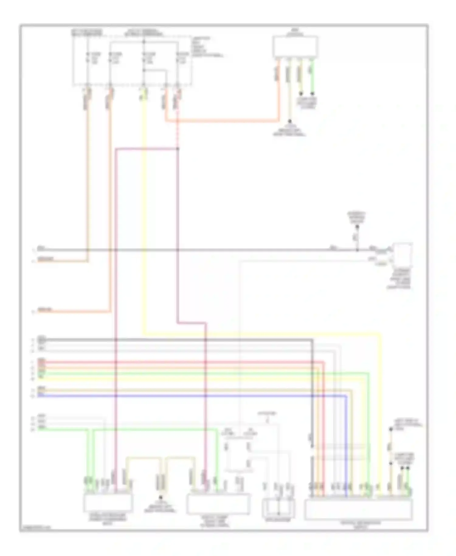 Cooper MINI II (2006-2010): Navigation circuit, except convertible with car communication computer/m-ask without amplifier (2 of 2)