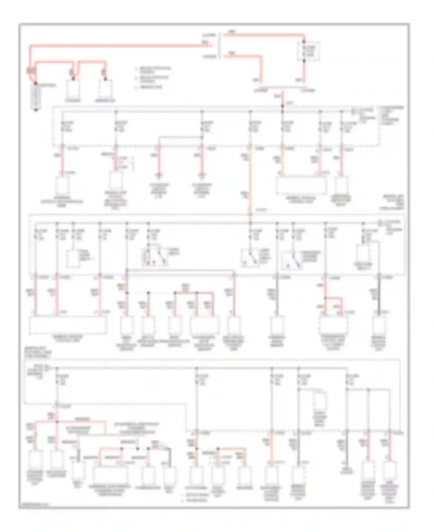 Cooper MINI II (2006-2010): Power distribution circuit, convertible (1 of 5)