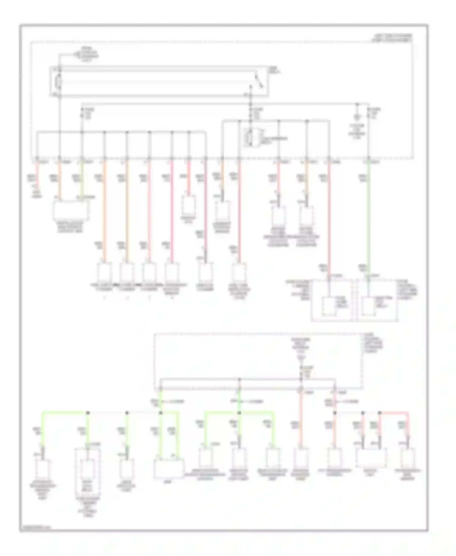 Cooper MINI II (2006-2010): Power distribution circuit, convertible (3 of 5)