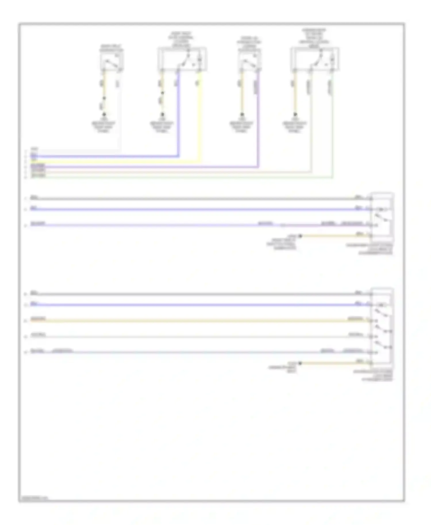 Cooper MINI II (2006-2010): Power door locks circuit, except convertible (2 of 2)