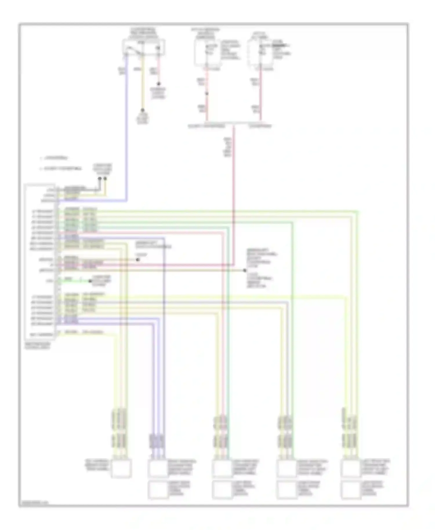 Cooper MINI II (2006-2010): Warning systems circuit