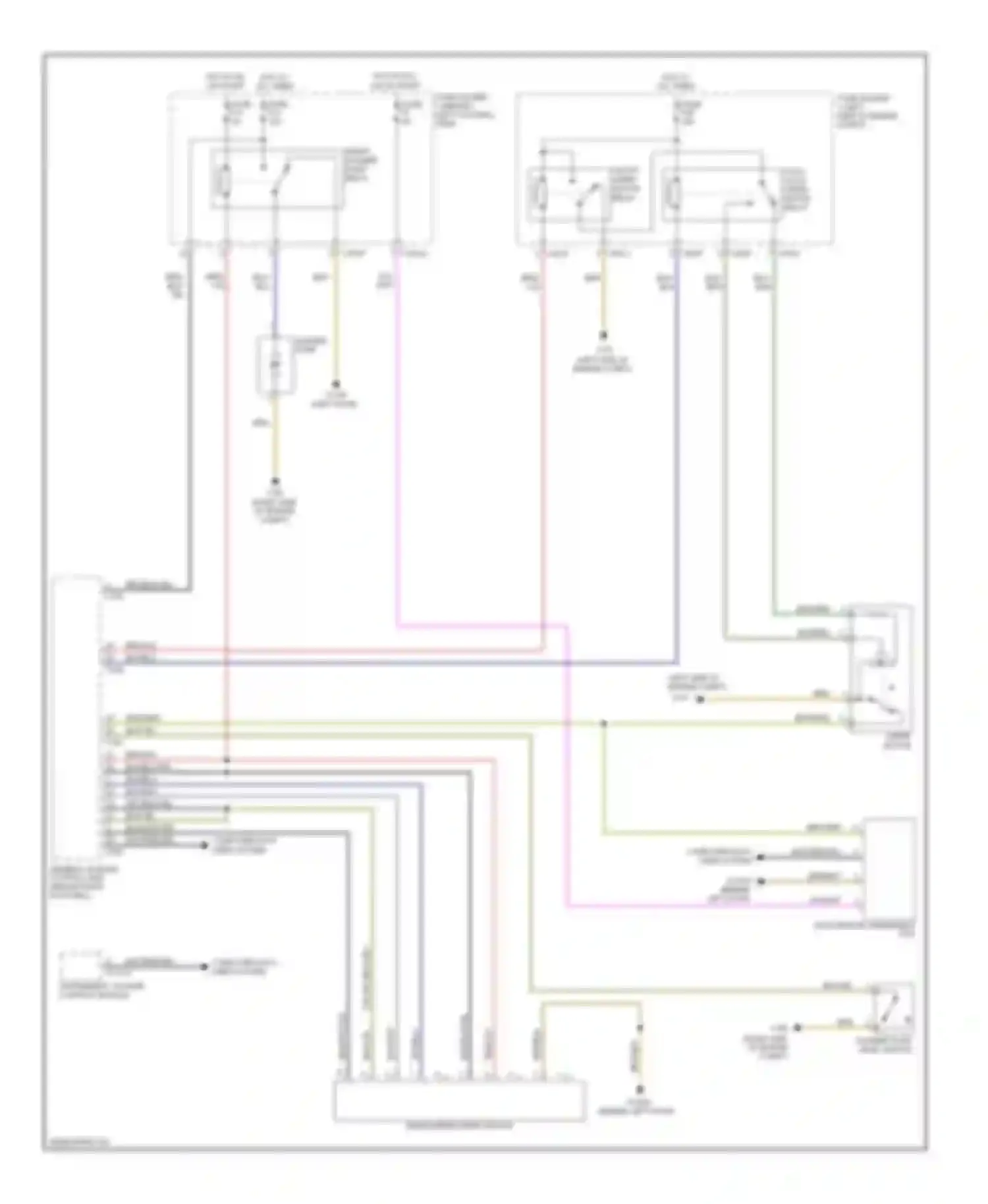 Cooper MINI II (2006-2010): Front wiper/washer circuit, convertible