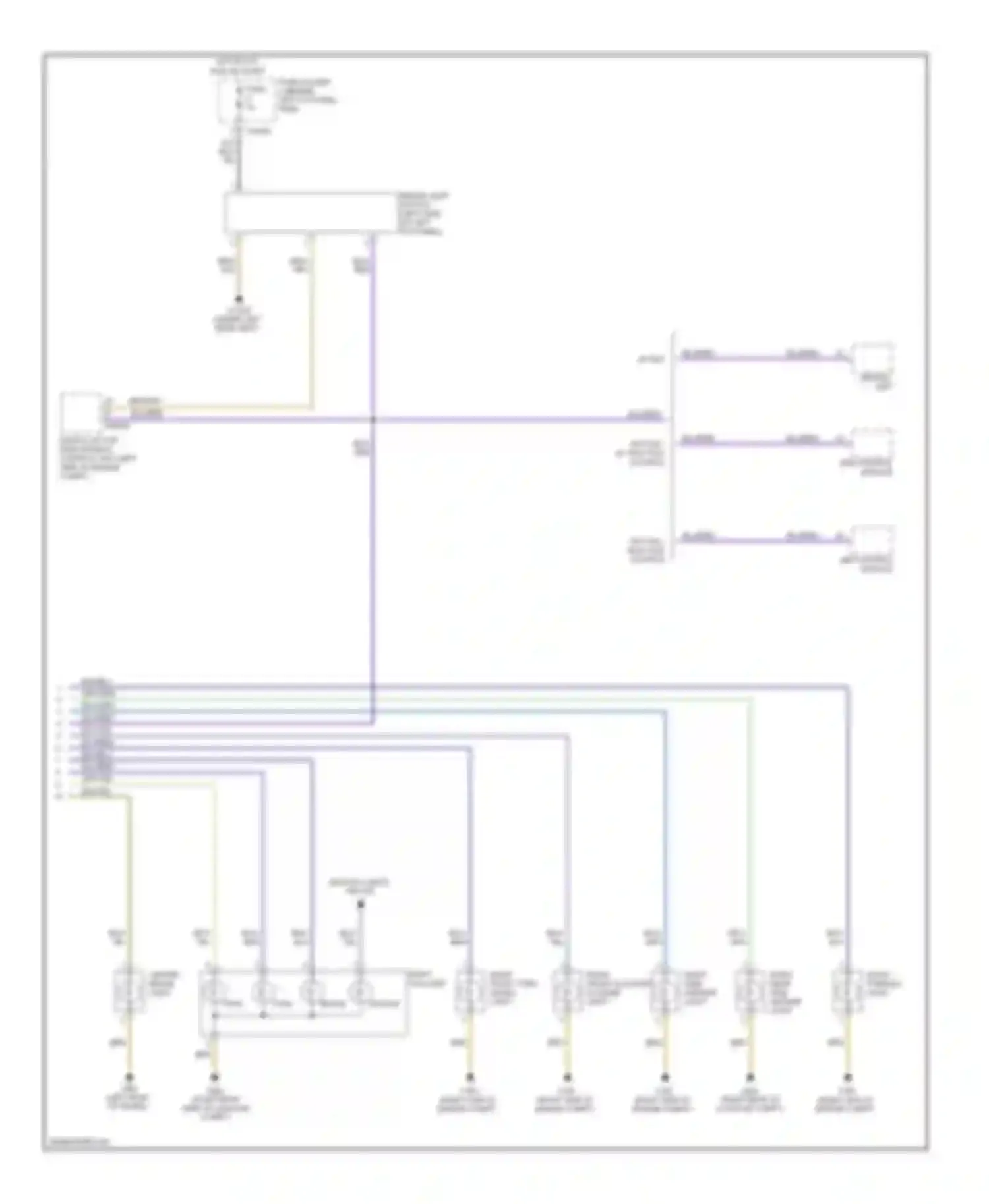 Wiring diagram abs control module for MINI Cooper II (2006-2010) (2 of 3)
