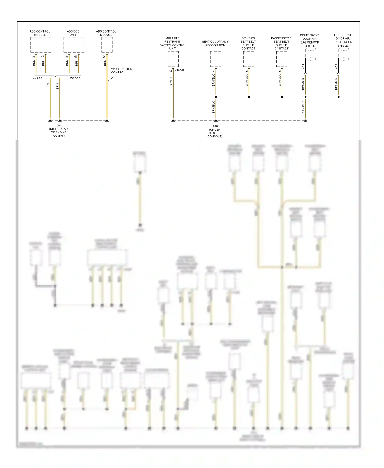 MINI Cooper II (2006-2010) battery wiring diagram  (3 of 6)