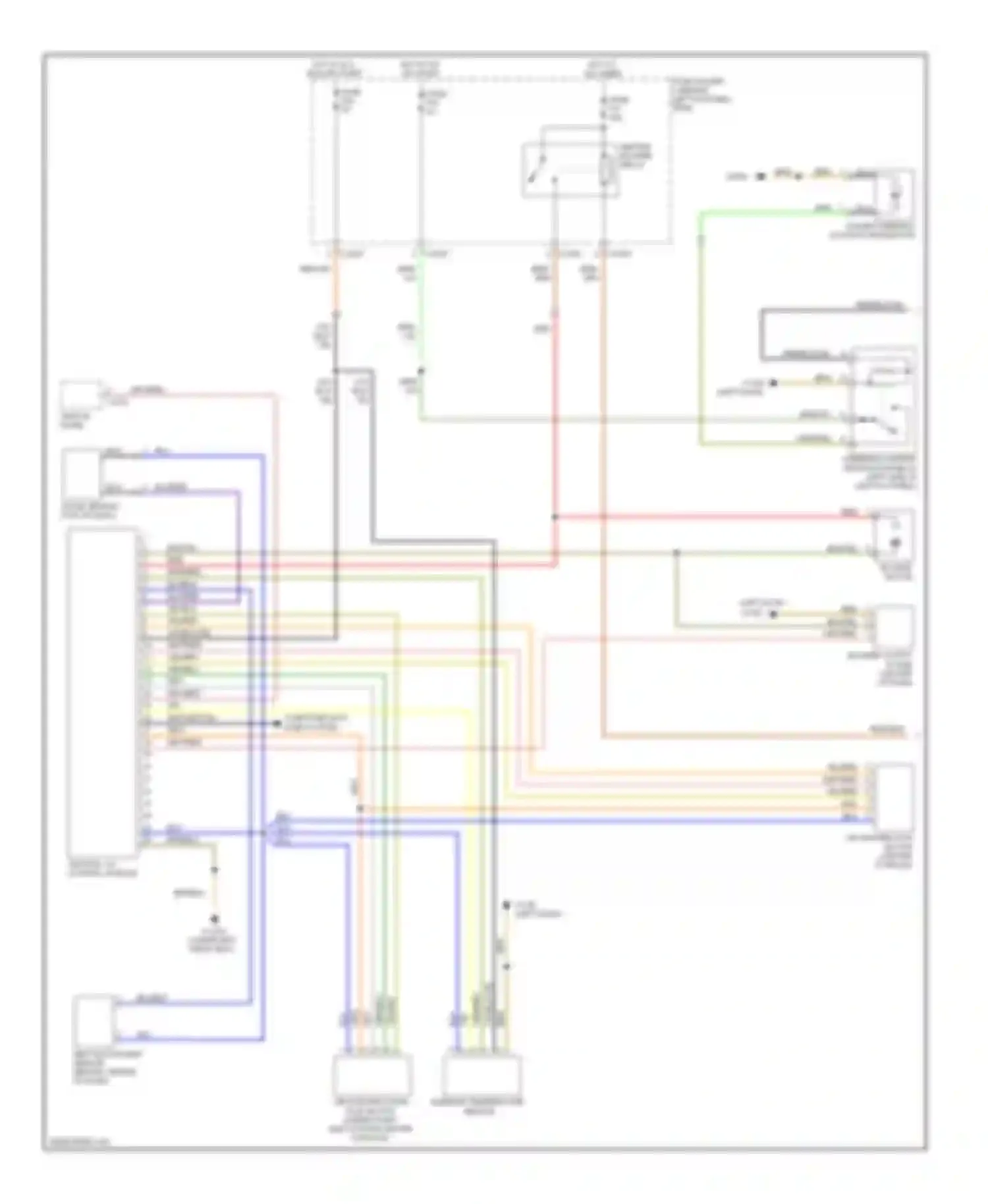 Wiring diagram blower motor for MINI Cooper II (2006-2010) (1 of 5)