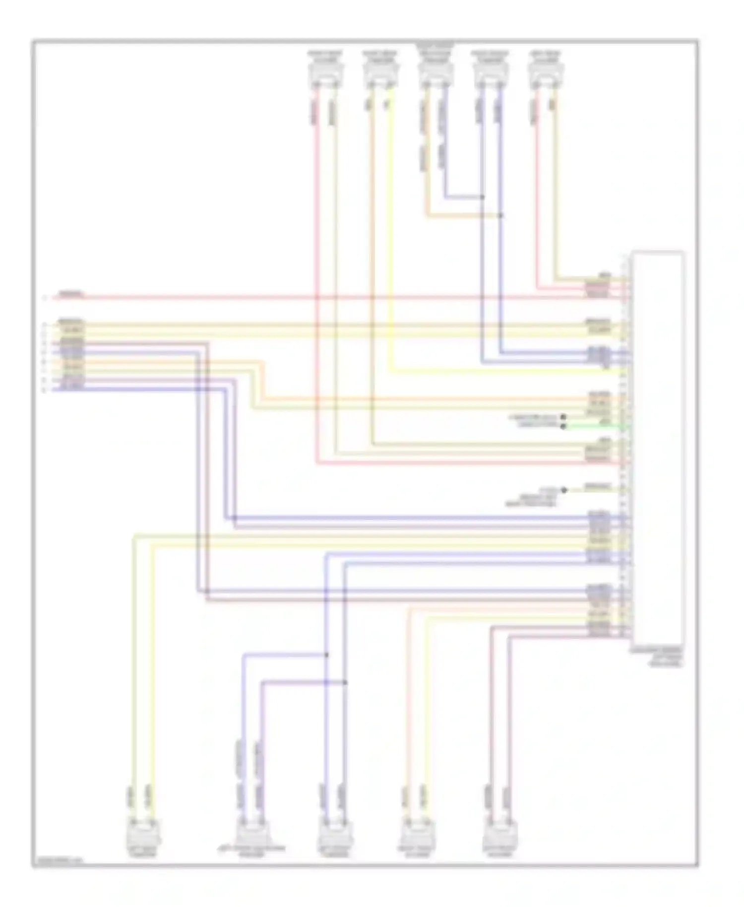 Wiring diagram blu/blk for MINI Cooper II (2006-2010) (30 of 39)
