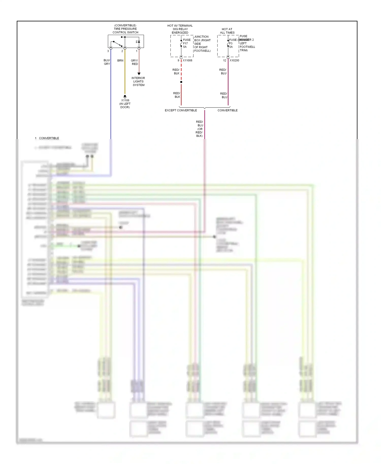 MINI Cooper II (2006-2010) can l wiring diagram  (1 of 1)