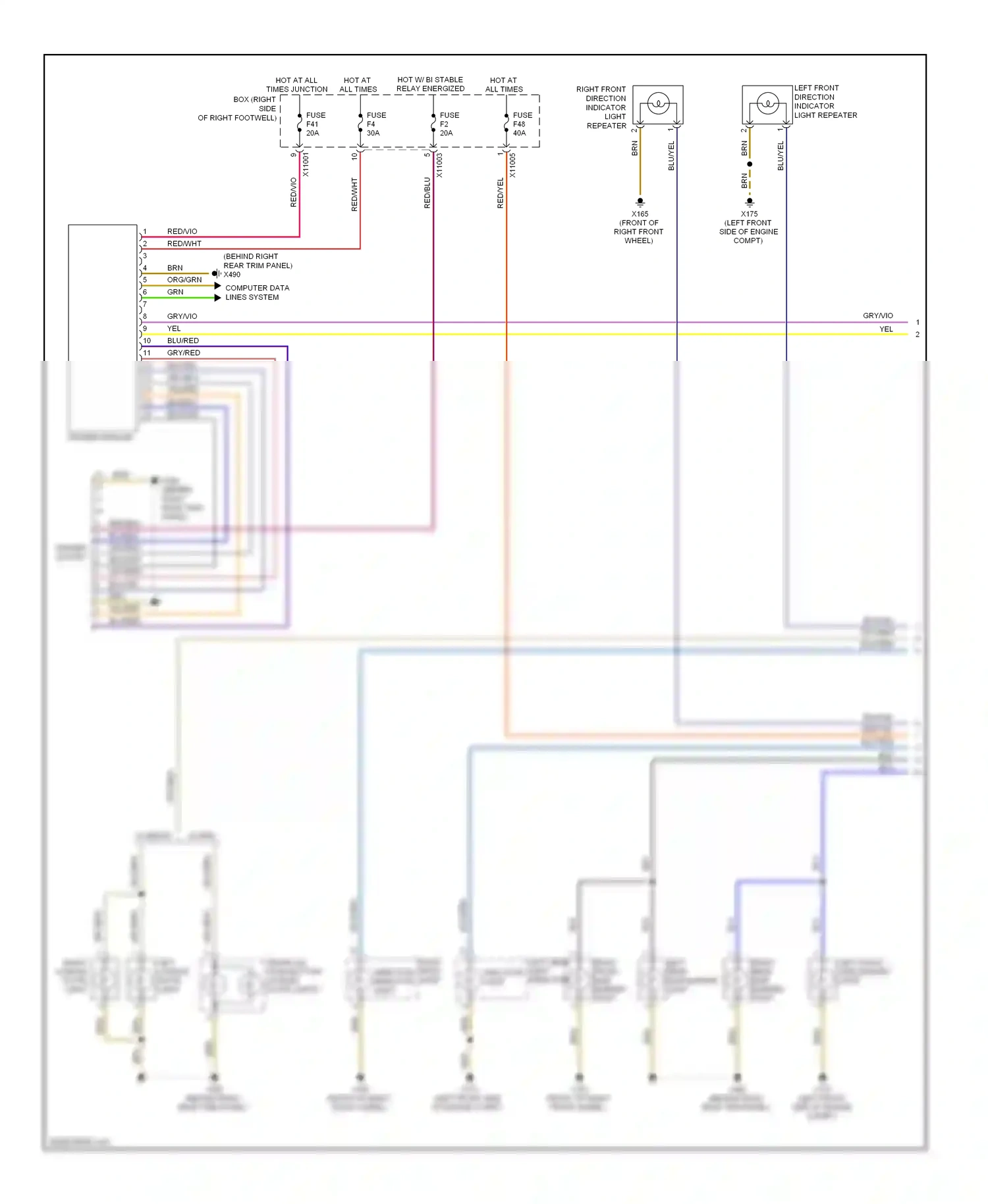 MINI Cooper II (2006-2010) coupe wiring diagram  (6 of 9)