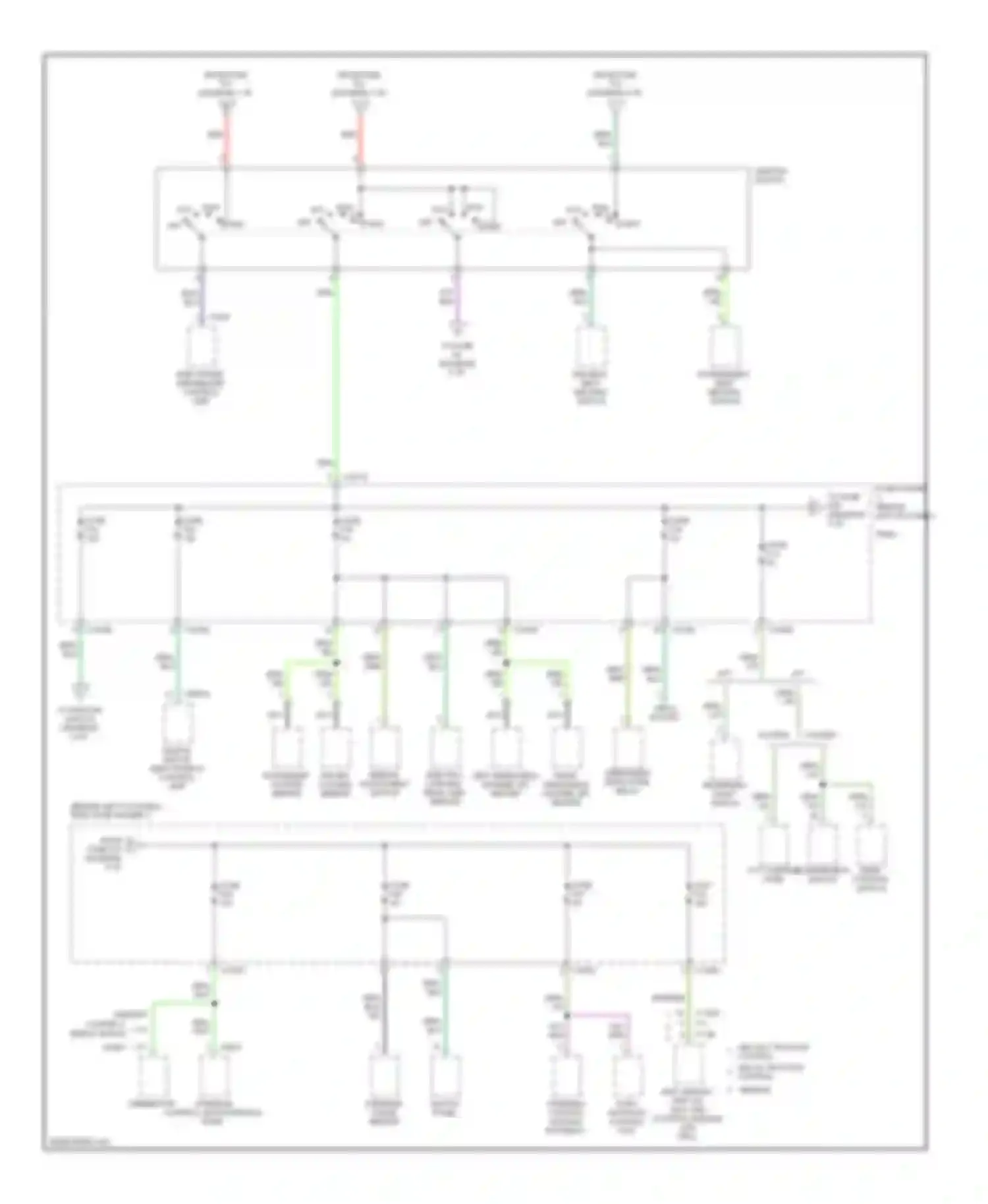 Wiring diagram driver's seat heating switch for MINI Cooper II (2006-2010) (3 of 3)