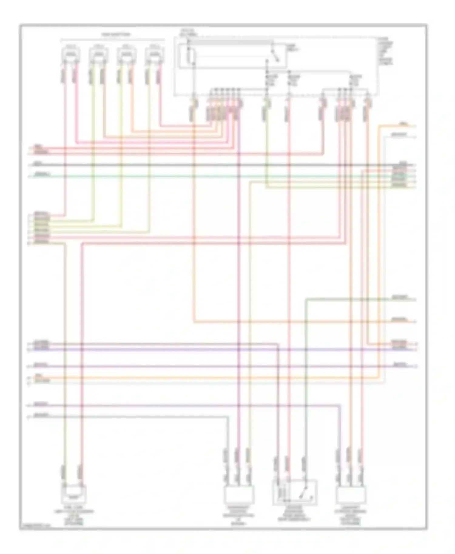 Wiring diagram fuel injectors for MINI Cooper II (2006-2010) (1 of 2)