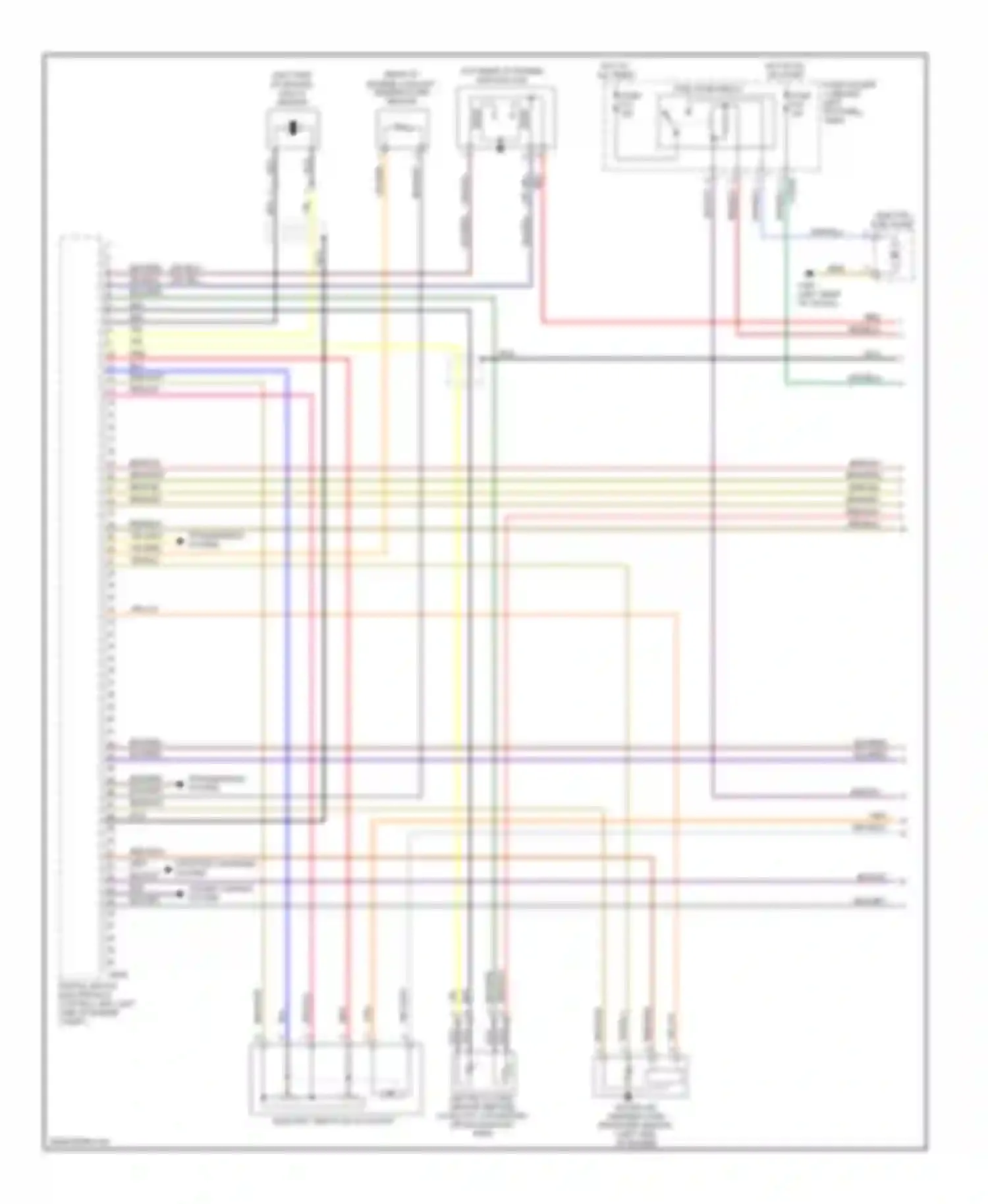 Wiring diagram fuel pump relay for MINI Cooper II (2006-2010) (2 of 5)