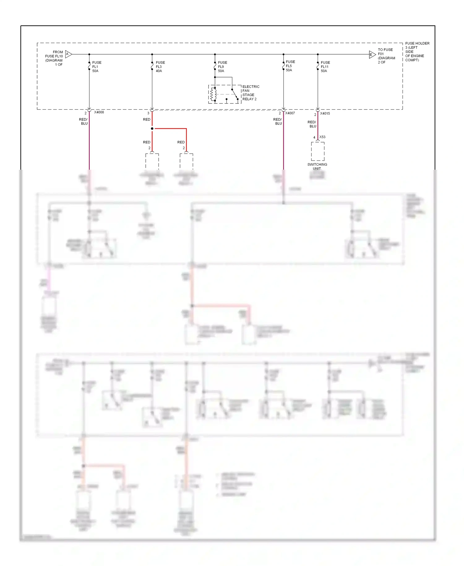 MINI Cooper II (2006-2010) fuse wiring diagram  (54 of 97)