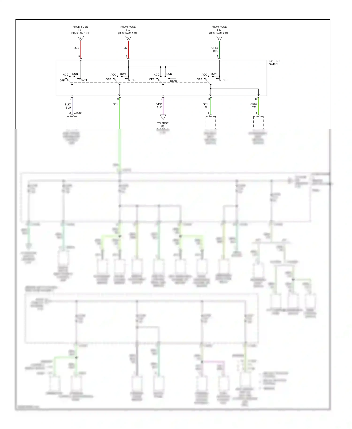 MINI Cooper II (2006-2010) fuse wiring diagram  (56 of 97)