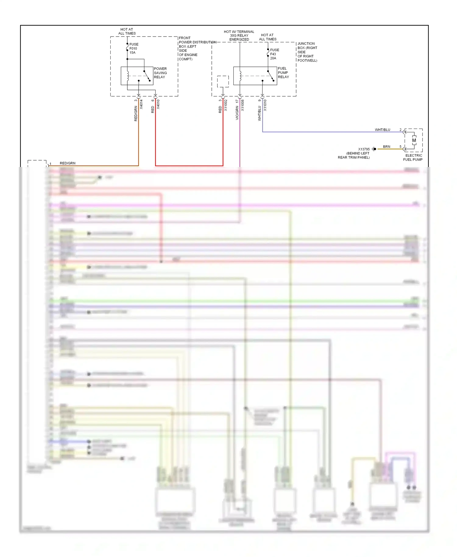 MINI Cooper II (2006-2010) fuse wiring diagram  (27 of 97)