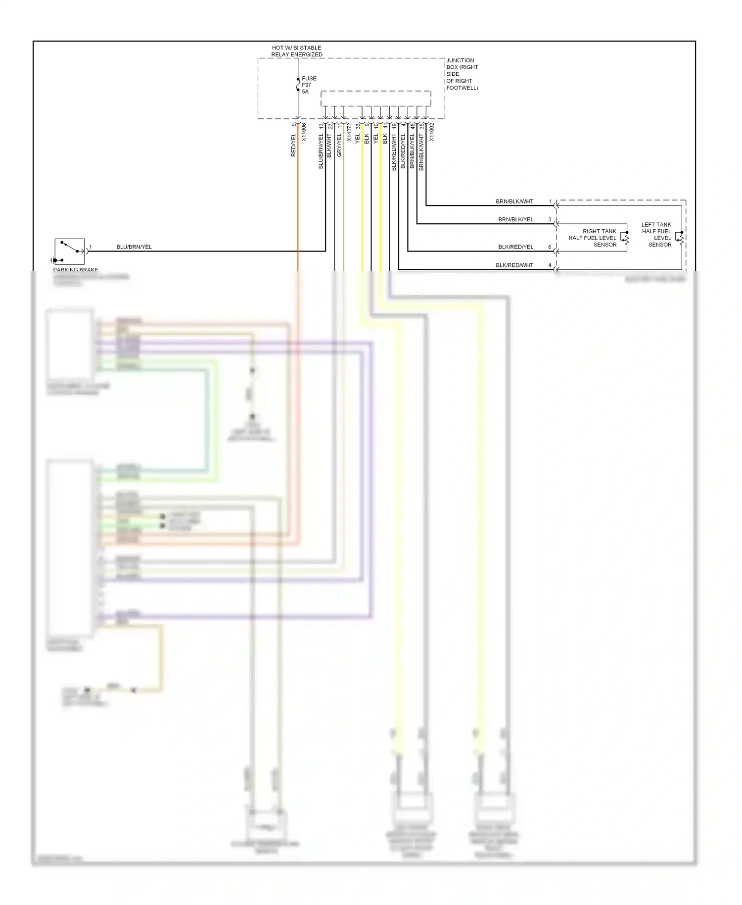 MINI Cooper II (2006-2010) fuse wiring diagram  (46 of 97)