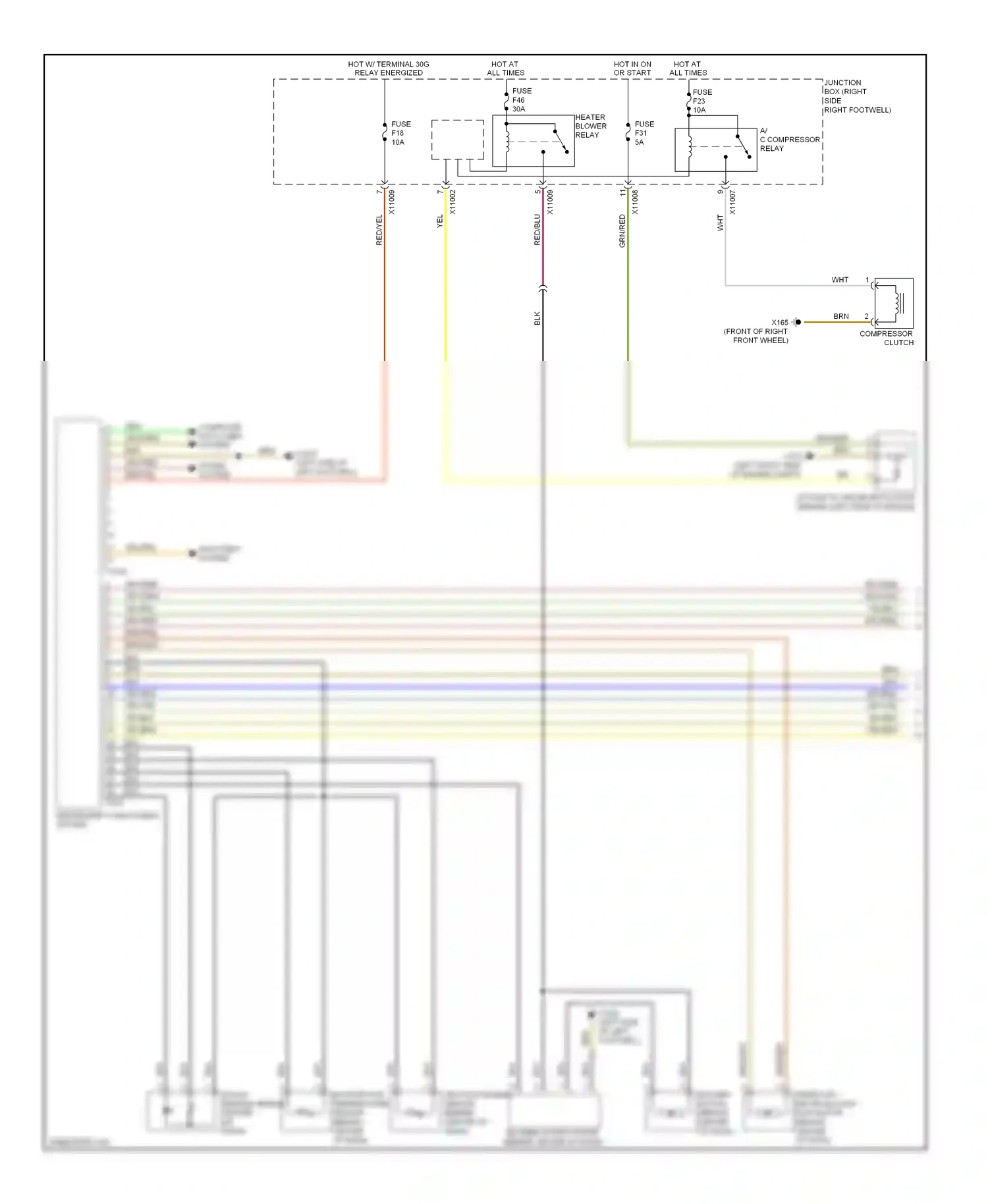 MINI Cooper II (2006-2010) fuse wiring diagram  (7 of 97)