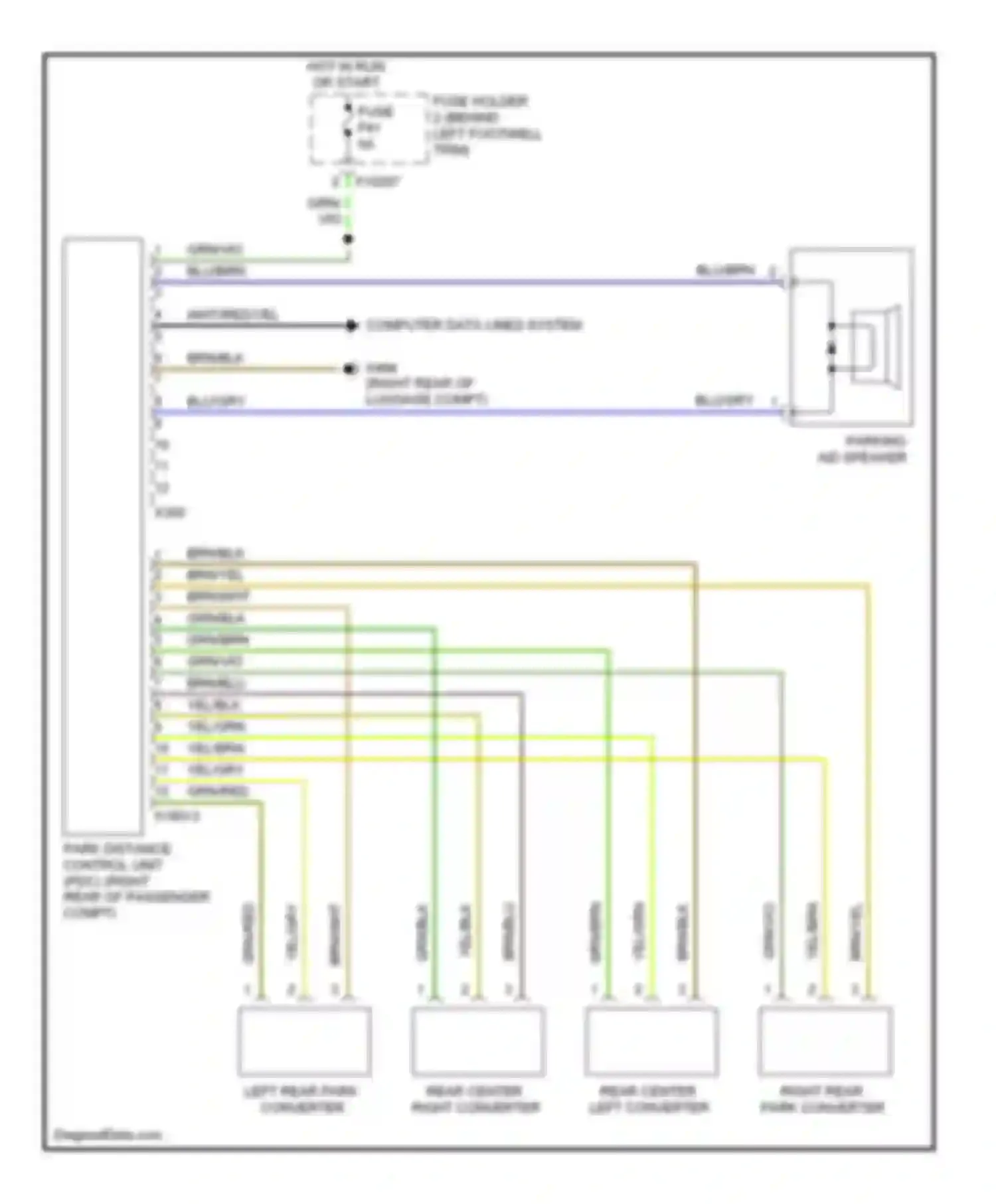 Wiring diagram grn for MINI Cooper II (2006-2010) (56 of 97)