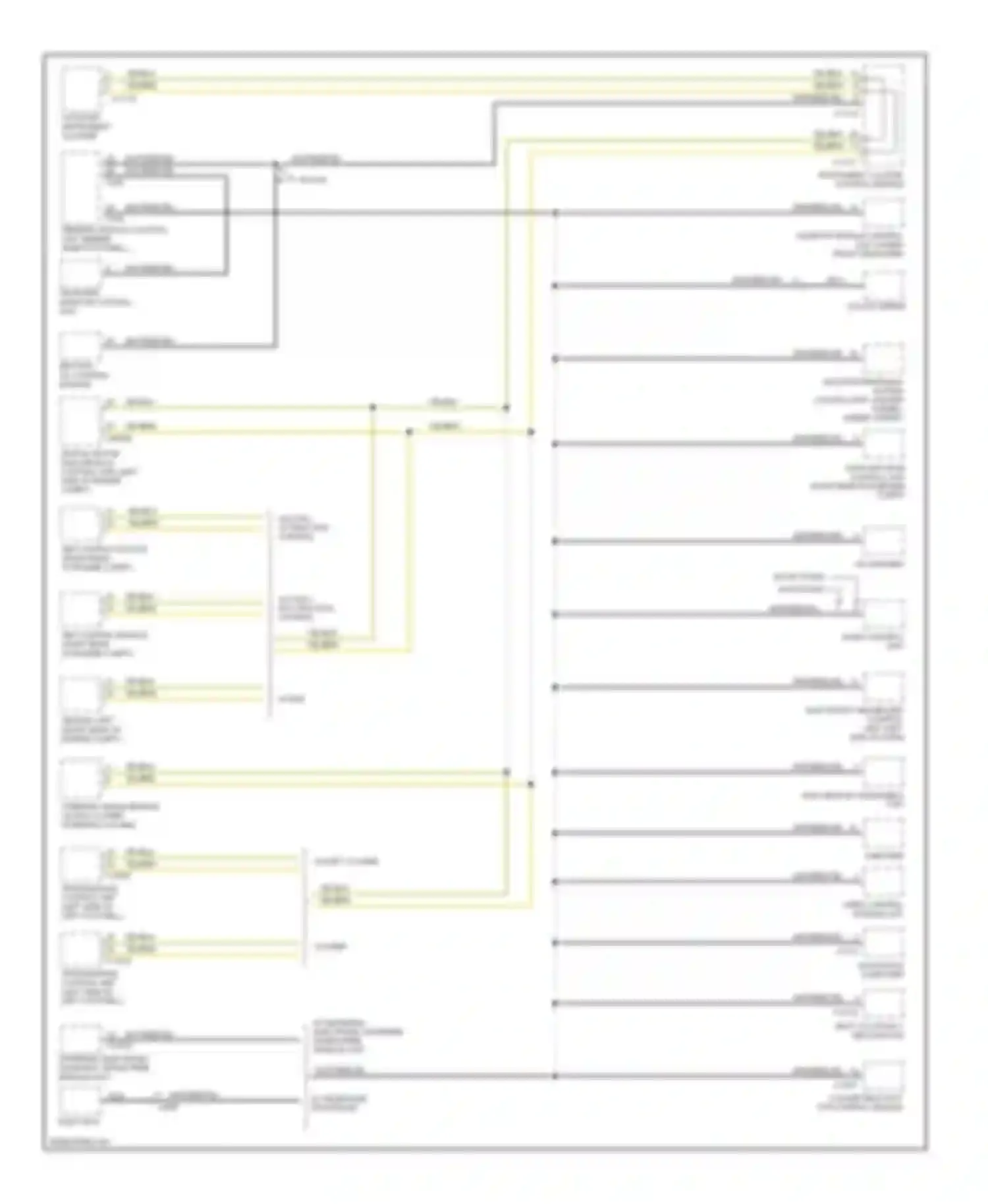 Wiring diagram instrument cluster control module for MINI Cooper II (2006-2010) (5 of 9)
