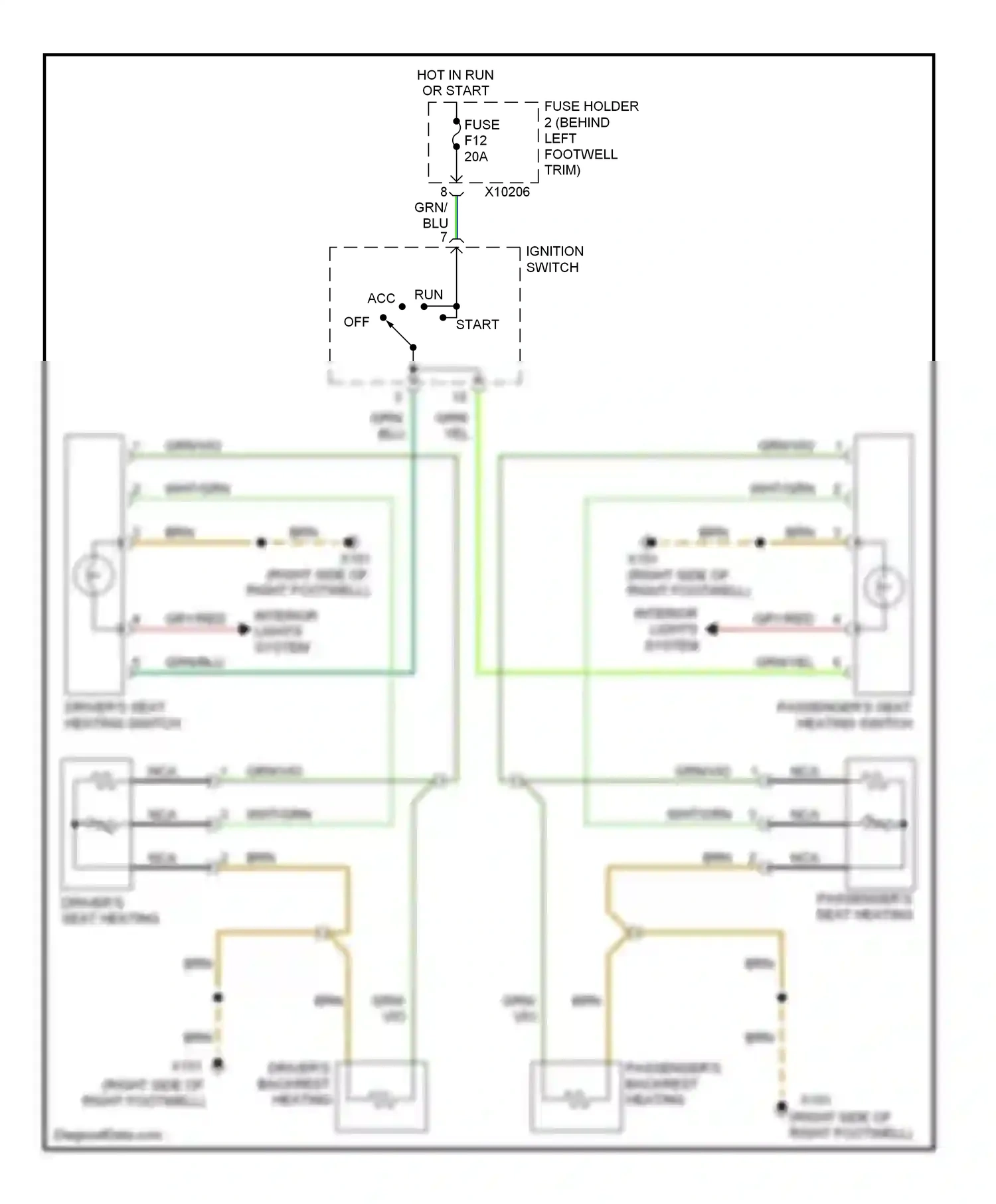 MINI Cooper II (2006-2010) off wiring diagram  (1 of 3)