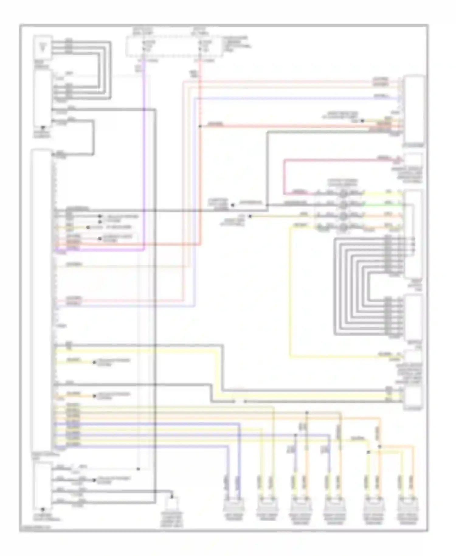 Wiring diagram rear window for MINI Cooper II (2006-2010) (2 of 4)