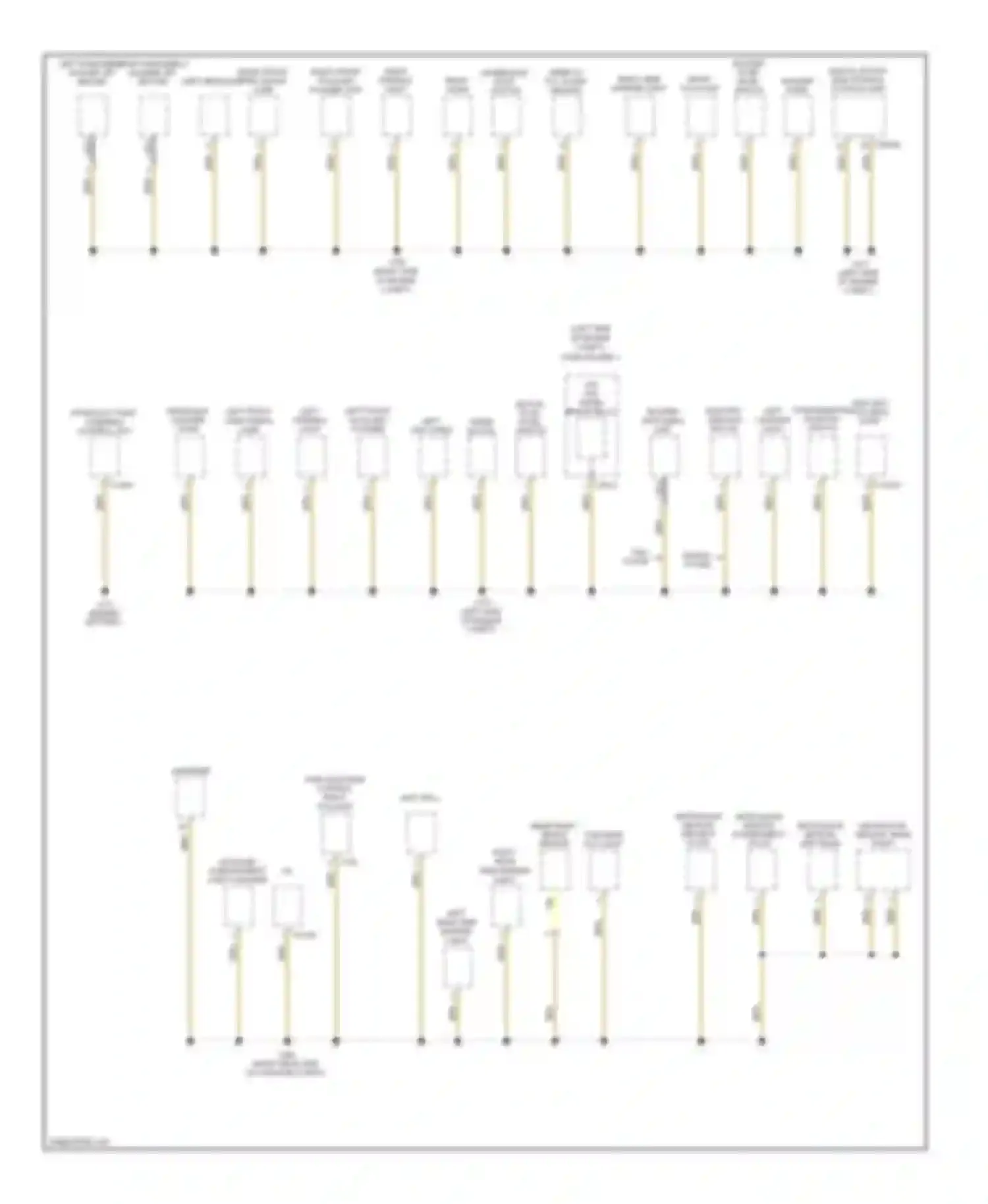 Wiring diagram right fog light for MINI Cooper II (2006-2010) (1 of 2)