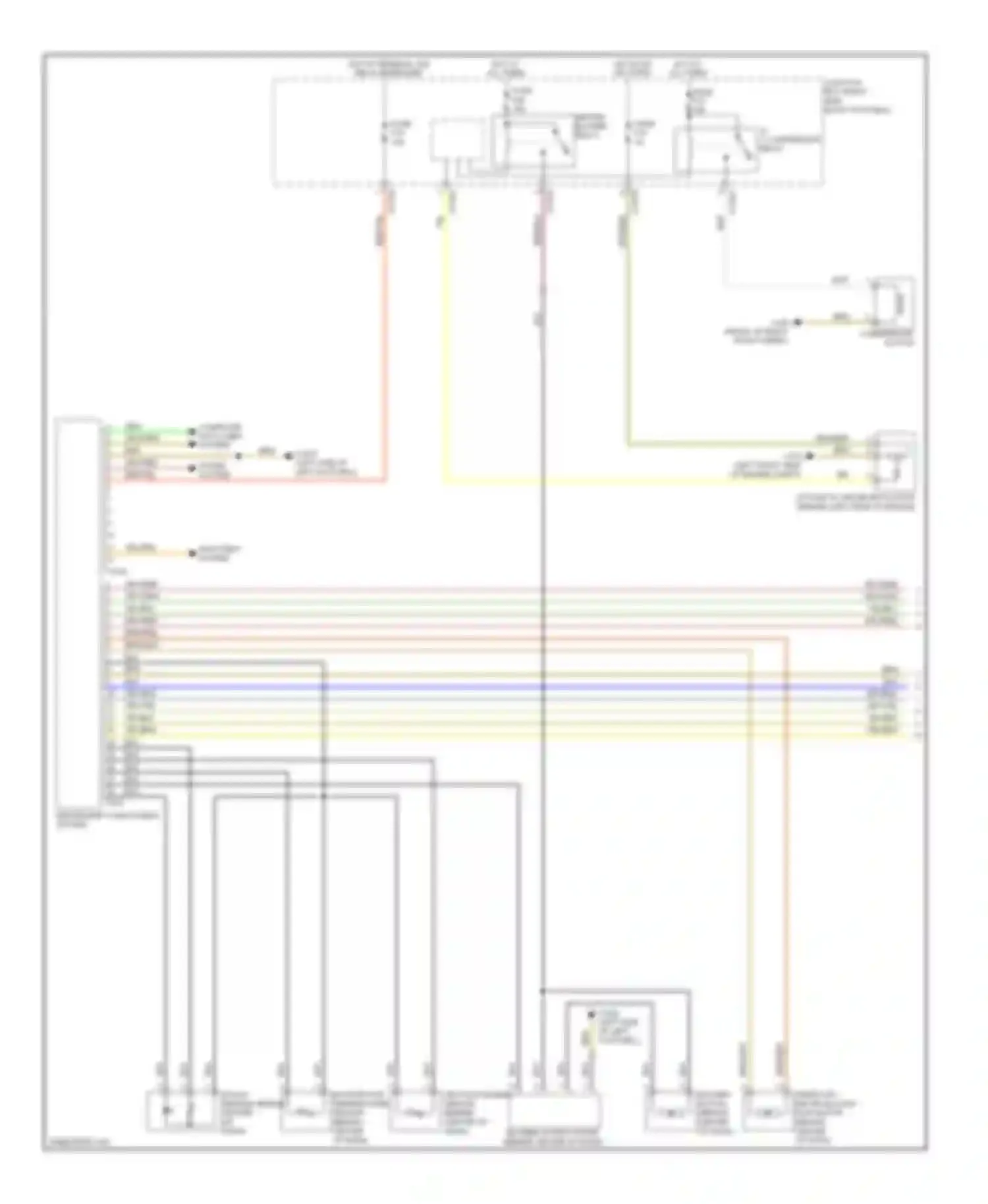 Wiring diagram sound system for MINI Cooper II (2006-2010) (1 of 3)