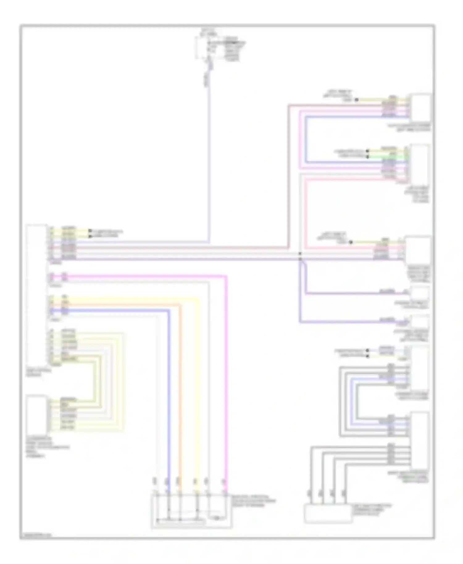 Wiring diagram steering column switch cluster for MINI Cooper II (2006-2010) (2 of 11)
