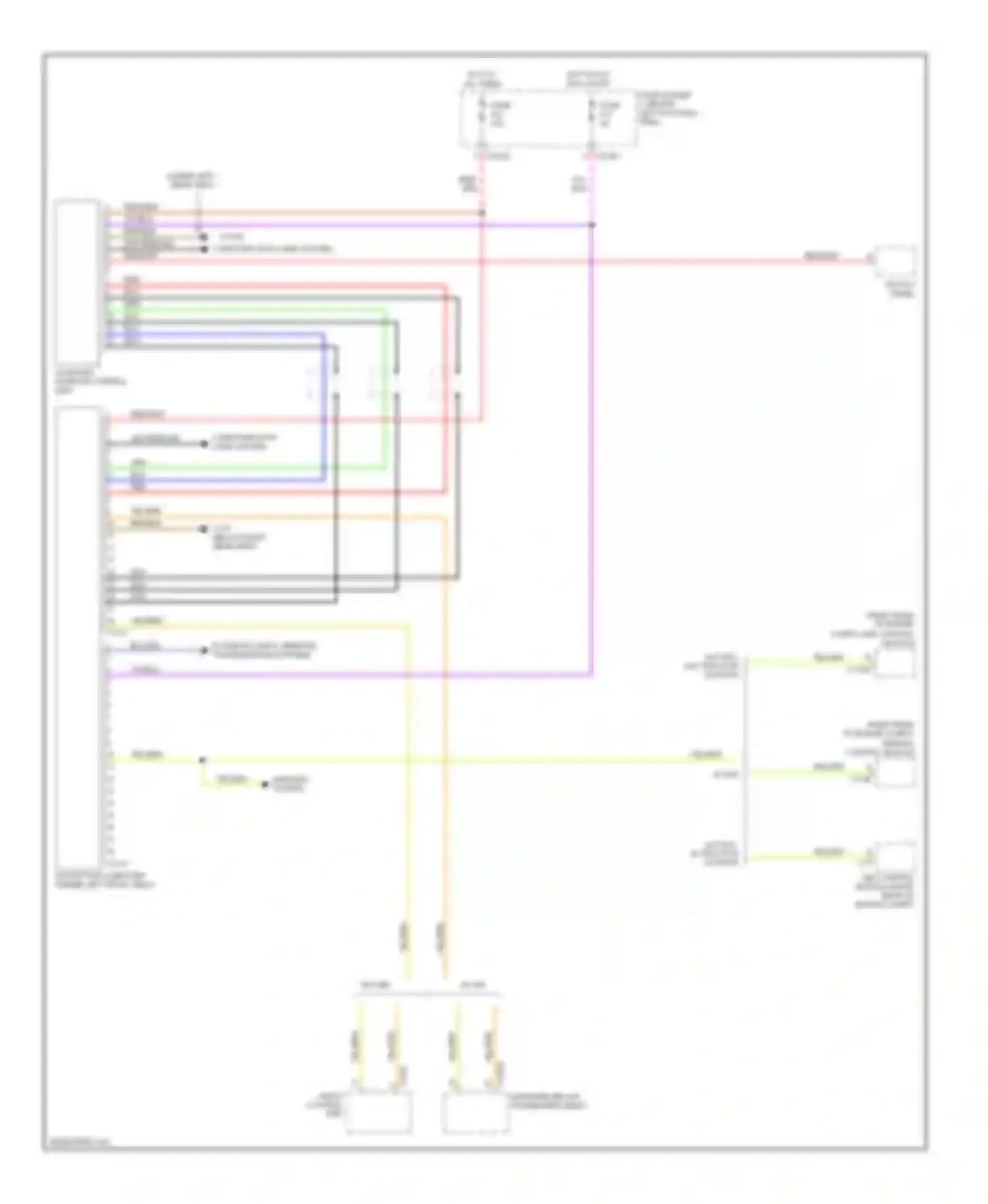 Wiring diagram w/o dsc, w/o traction control for MINI Cooper II (2006-2010) (4 of 4)