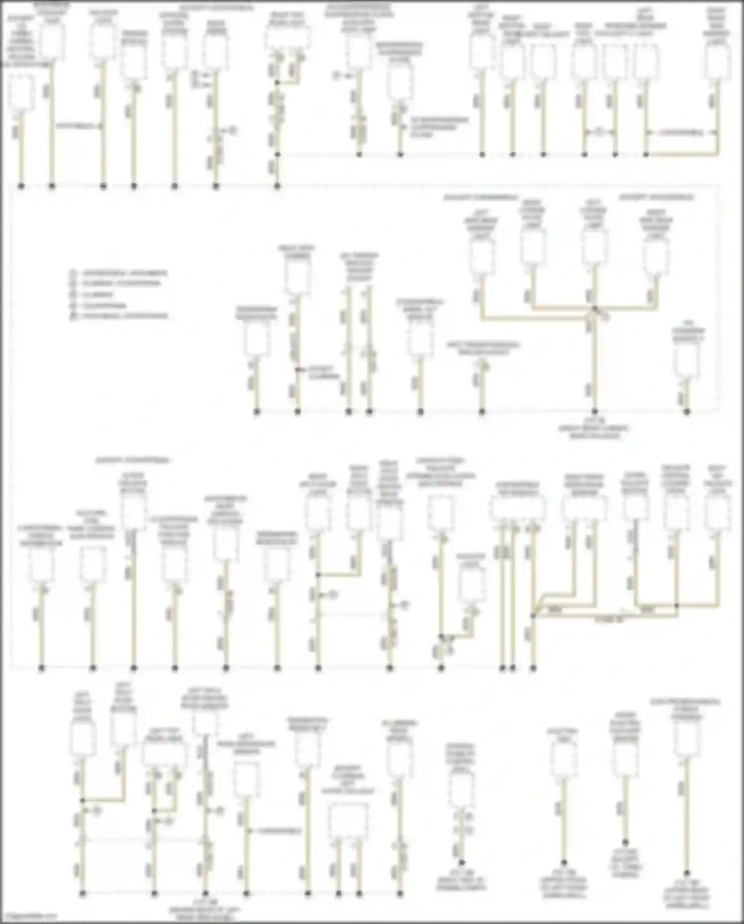 Wiring diagram contact free tailgate opening evaluation electronics for MINI Cooper III facelift 2 (2021-2024) (2 of 4)
