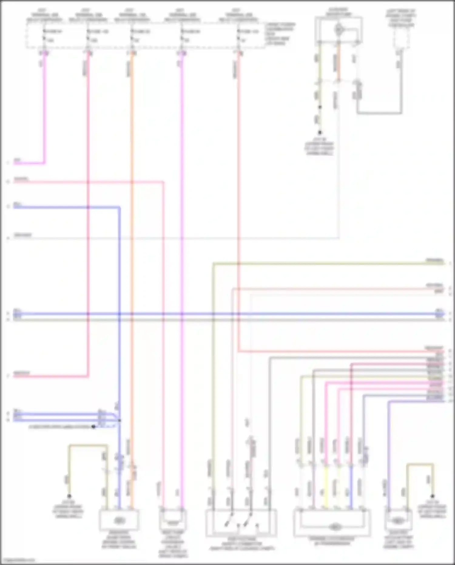 Wiring diagram grn/red for MINI Cooper III facelift 2 (2021-2024) (38 of 42)