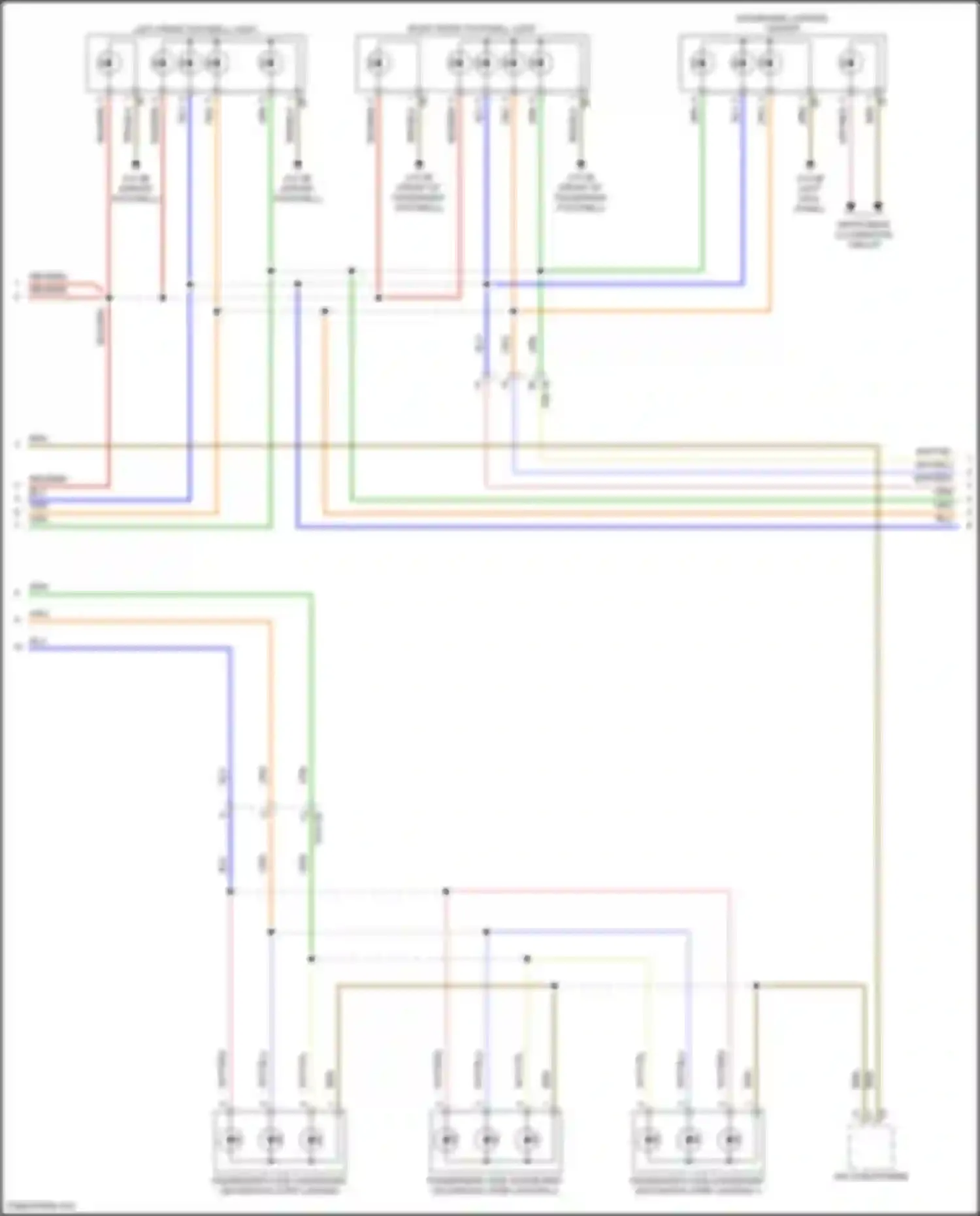 Wiring diagram instrument illumination circuit for MINI Cooper III facelift 2 (2021-2024) (3 of 4)