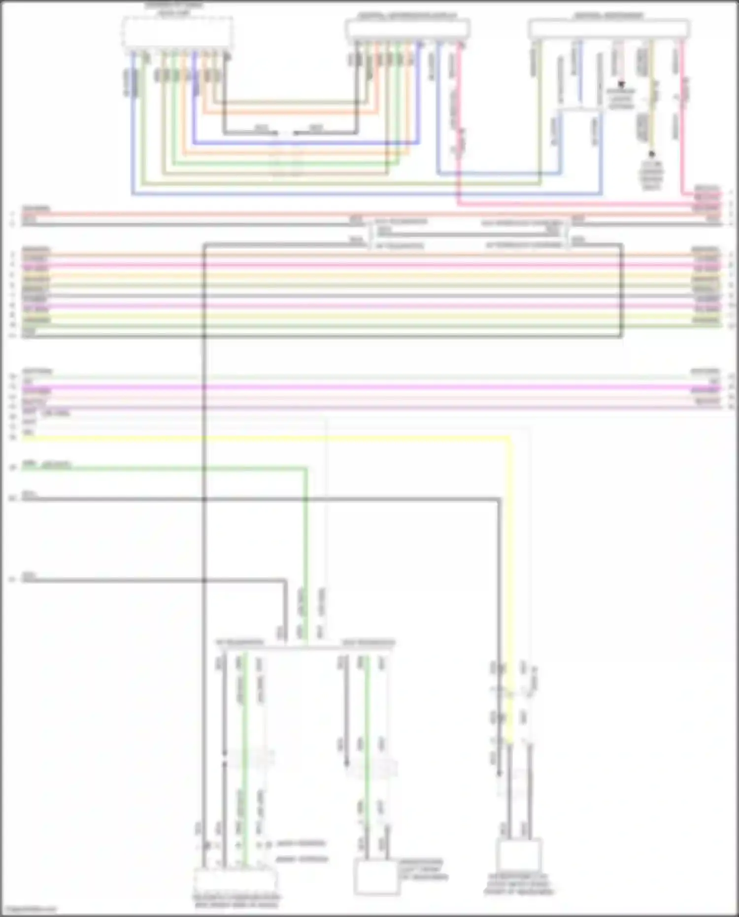 Wiring diagram w/o wireless charging for MINI Cooper III facelift 2 (2021-2024) (3 of 10)
