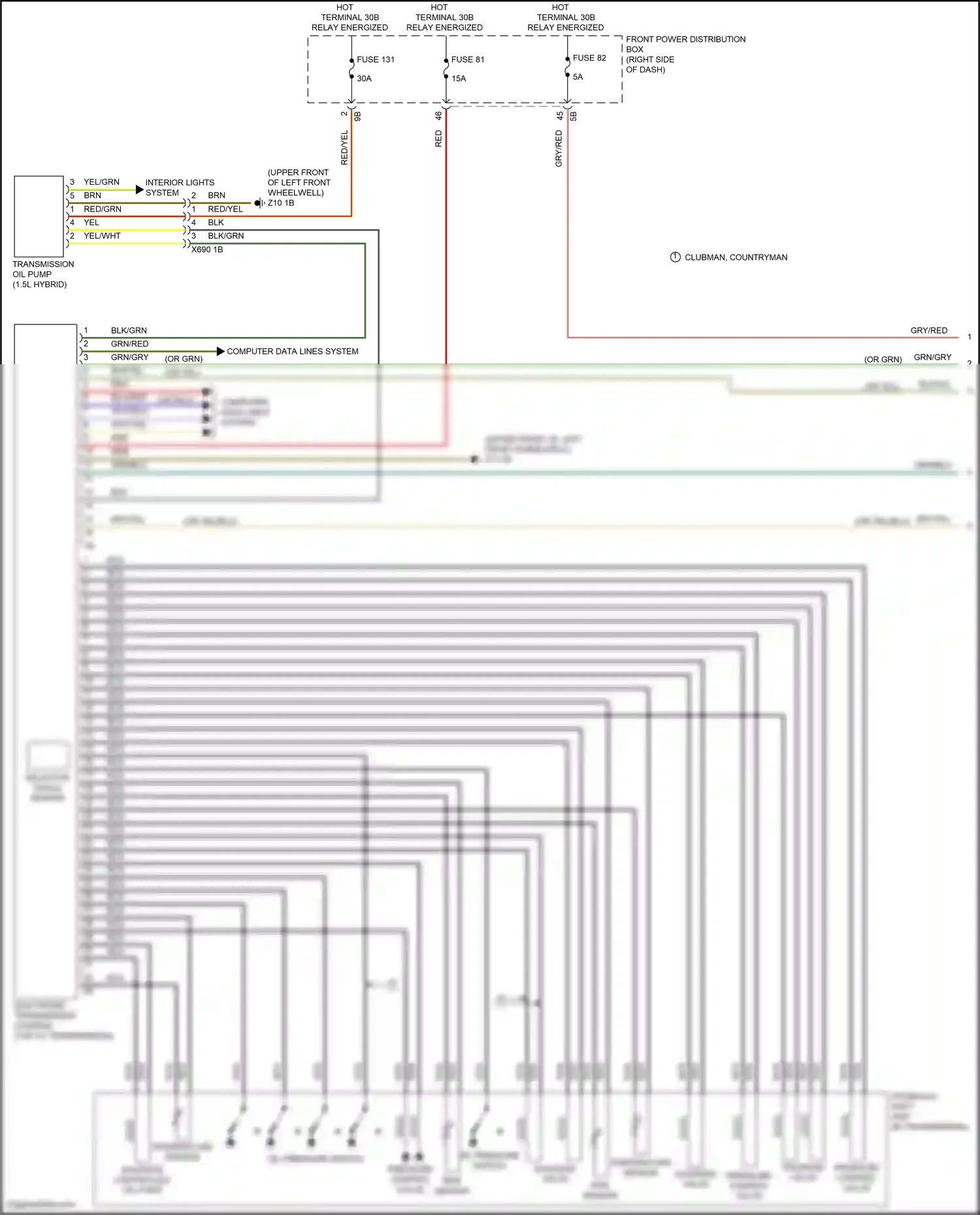 MINI Cooper III facelift (2018-2021) blu/red wiring diagram  (20 of 37)