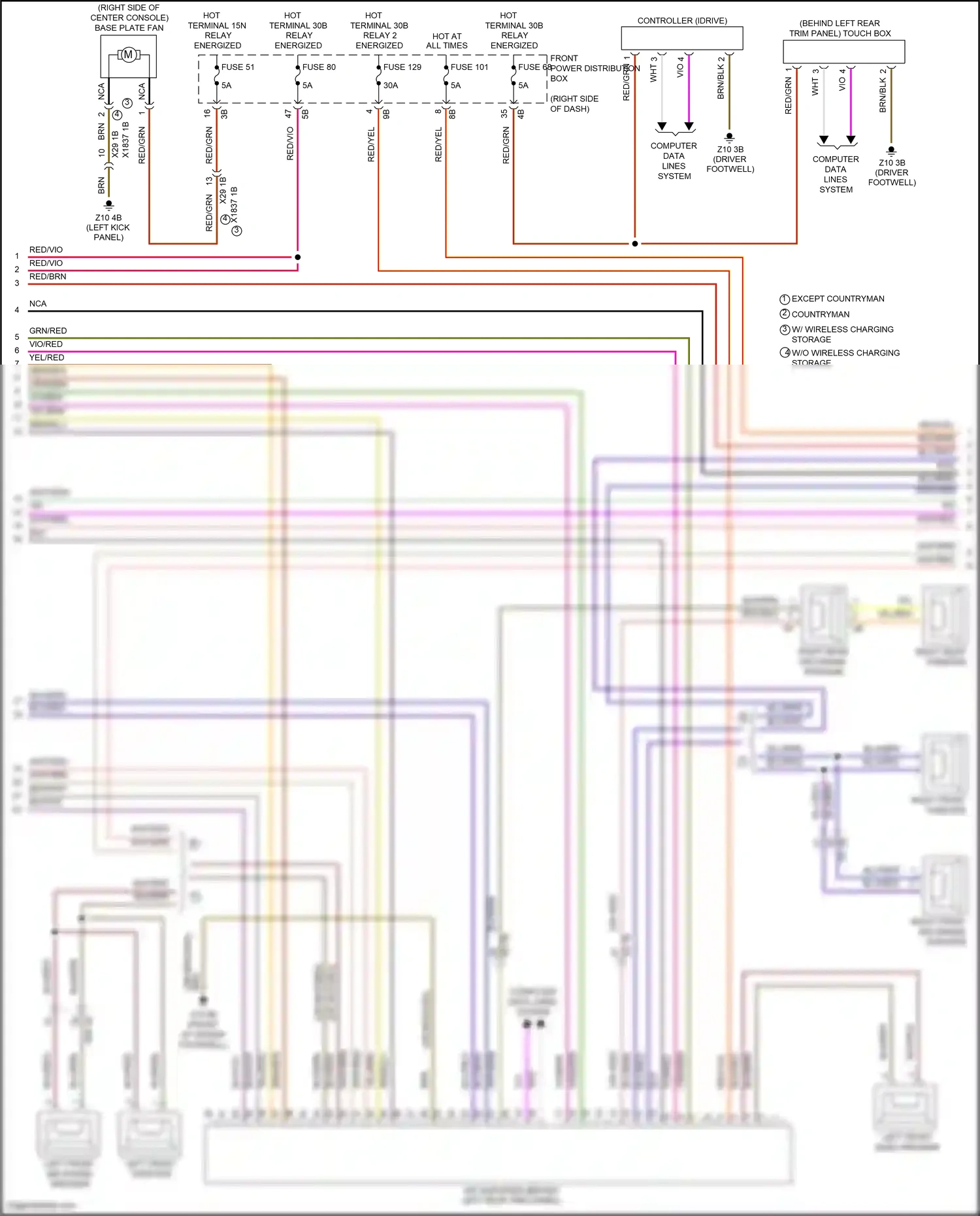 MINI Cooper III facelift (2018-2021) blu/red wiring diagram  (32 of 37)