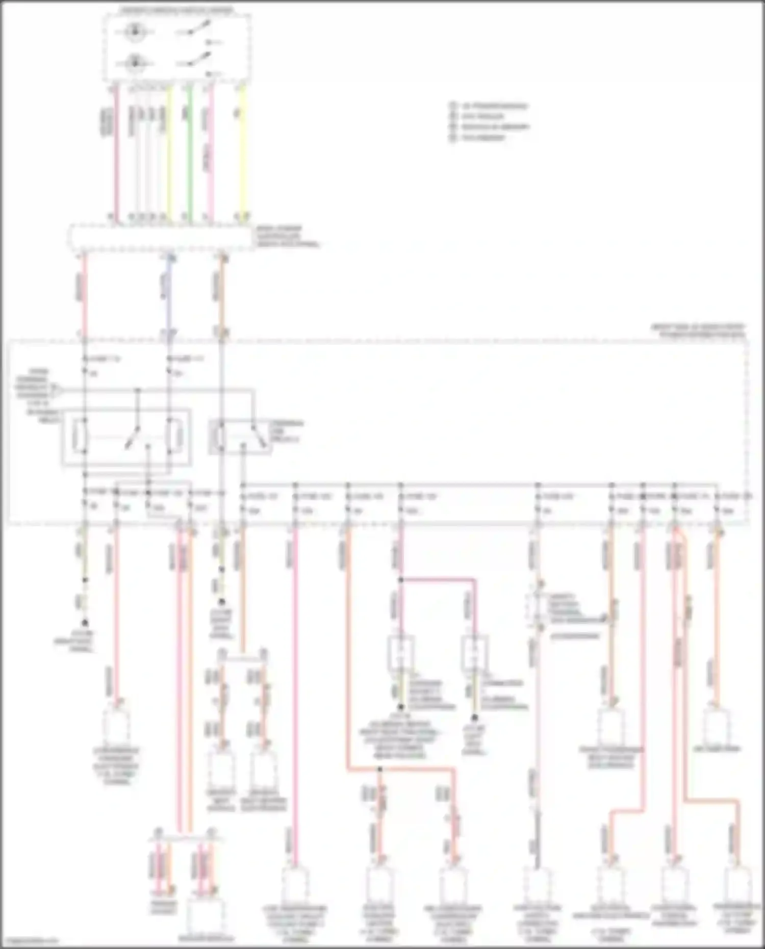 Wiring diagram convenience charging electronics for MINI Cooper III facelift (2018-2021) (4 of 4)
