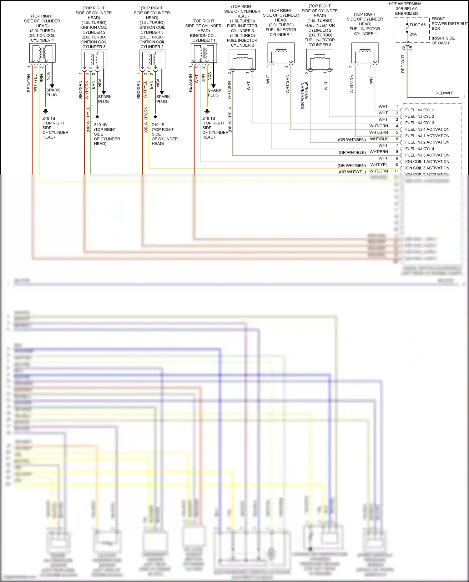MINI Cooper III facelift (2018-2021) coolant temperature sensor wiring diagram  (3 of 4)