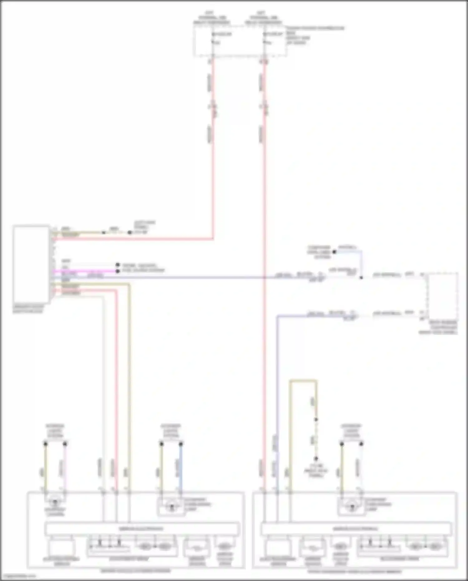 Wiring diagram electrochromic mirror for MINI Cooper III facelift (2018-2021) (1 of 2)