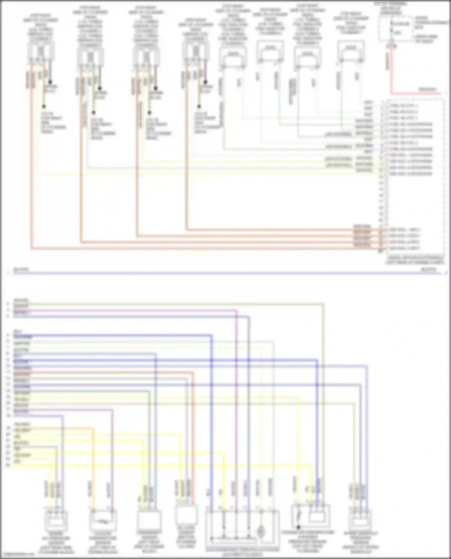 Wiring diagram fuel inj 4 activation for MINI Cooper III facelift (2018-2021) (1 of 2)