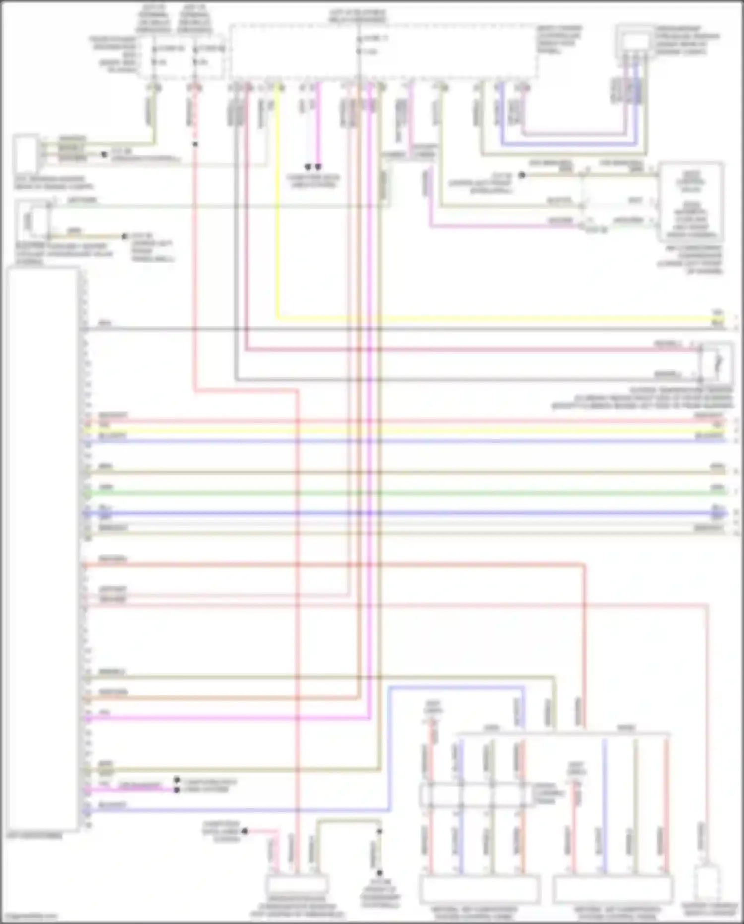 Wiring diagram hot w/ bi-stable relay energized for MINI Cooper III facelift (2018-2021) (1 of 8)