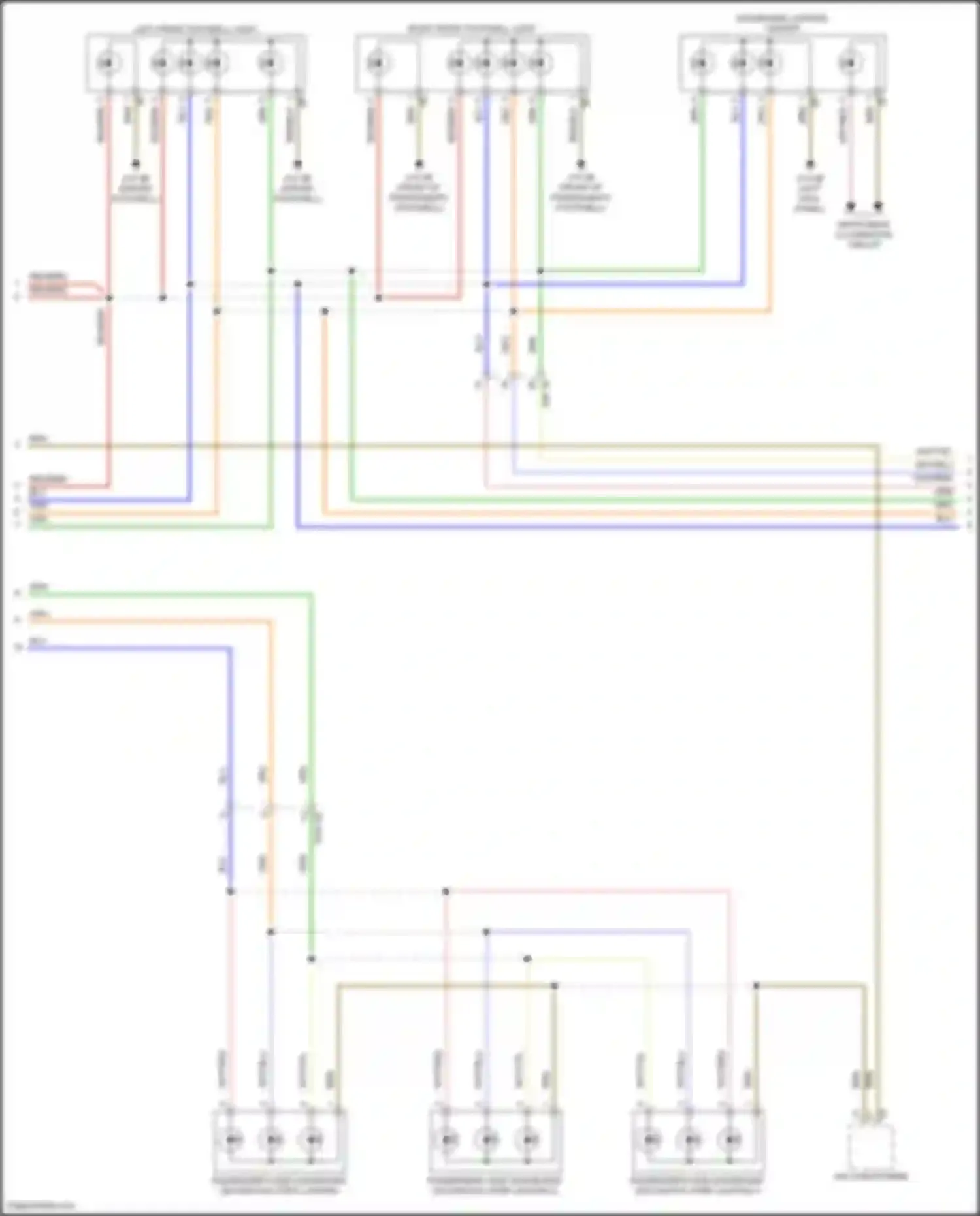 Wiring diagram instrument illumination circuit for MINI Cooper III facelift (2018-2021) (3 of 4)