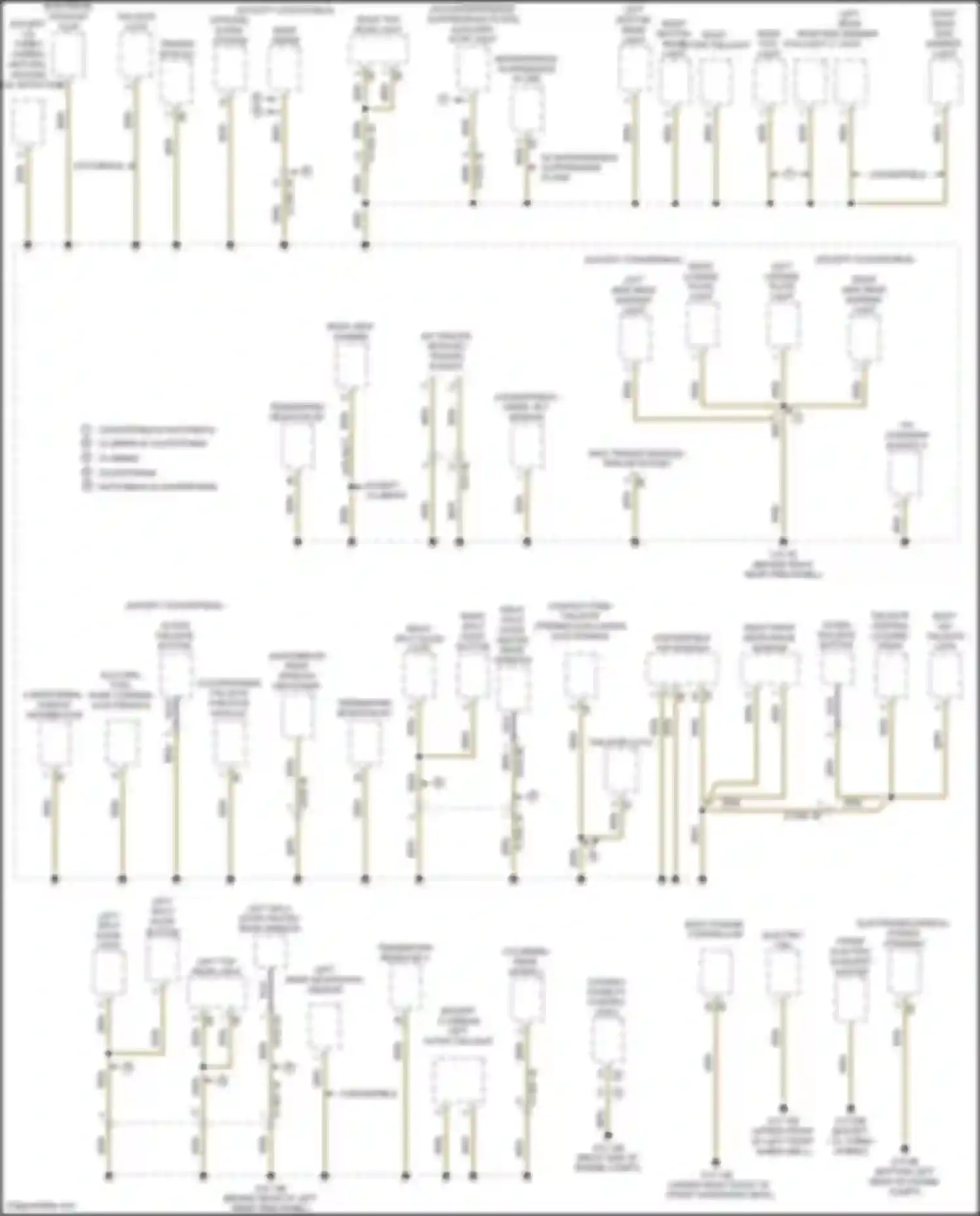 Wiring diagram left rear side marker light for MINI Cooper III facelift (2018-2021) (2 of 2)