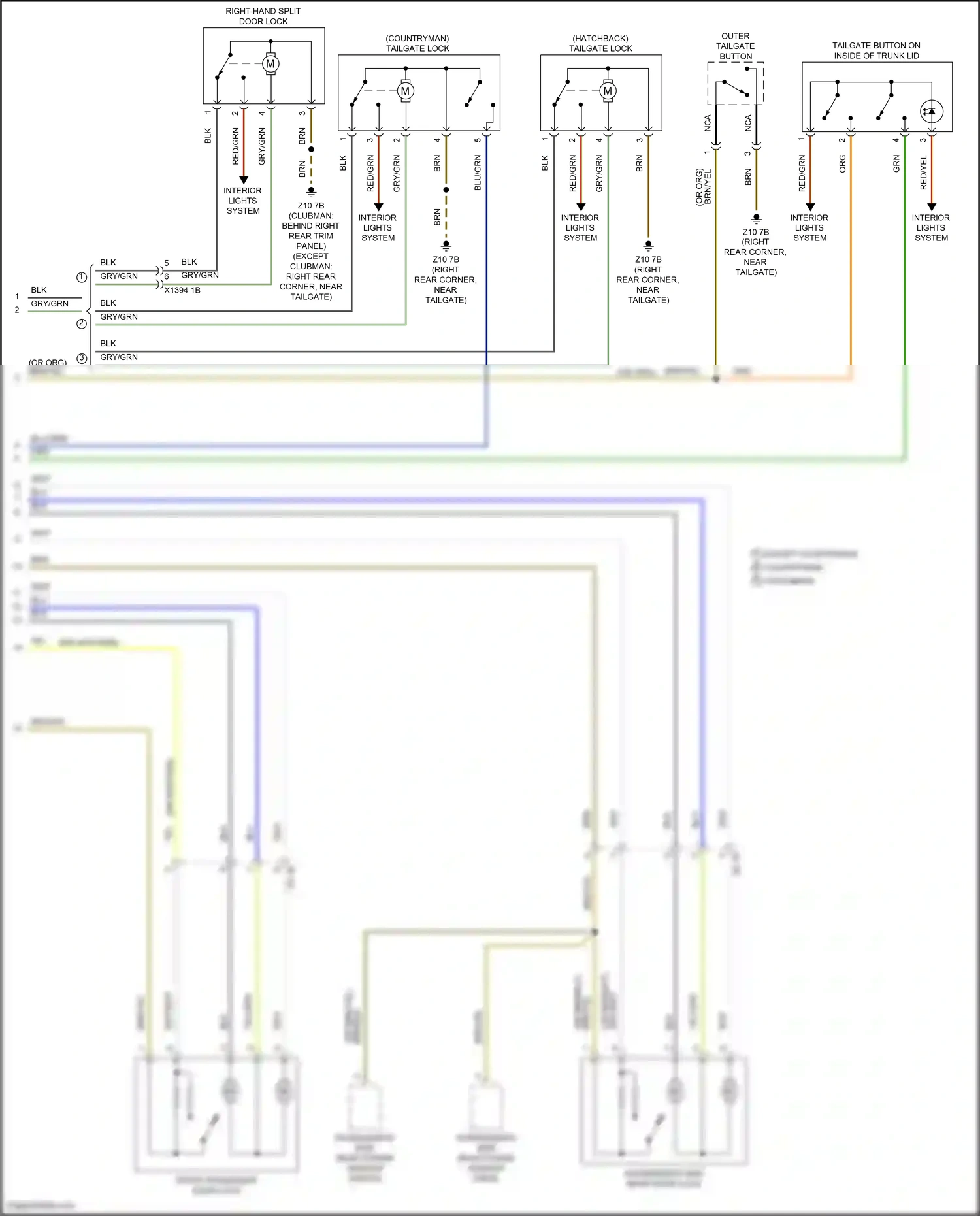 MINI Cooper III facelift (2018-2021) red/yel wiring diagram  (22 of 55)