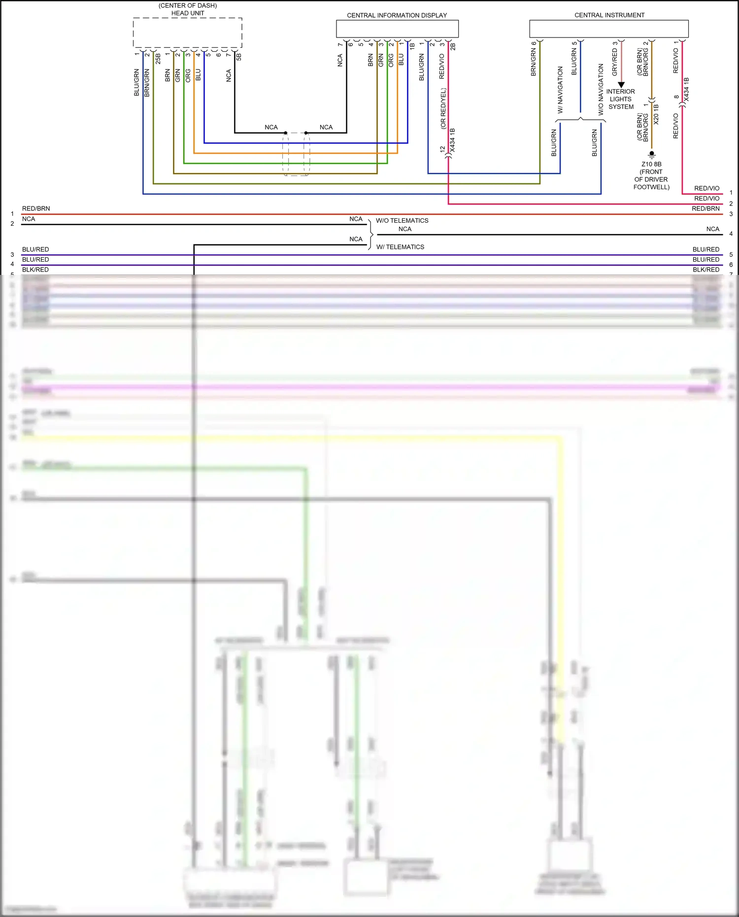 MINI Cooper III facelift (2018-2021) w/ navigation wiring diagram  (1 of 10)