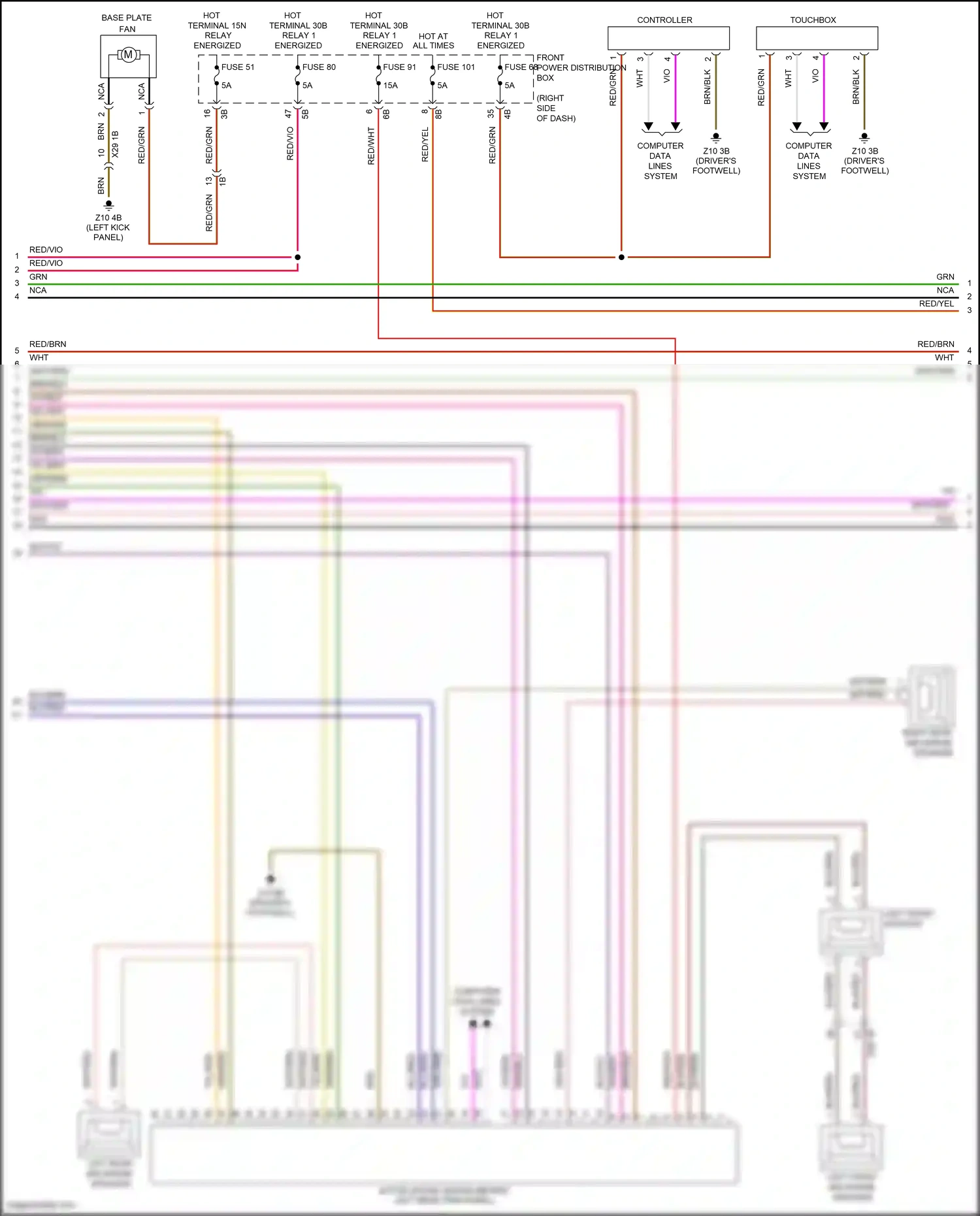 MINI Cooper III (2013-2018) blk/brn wiring diagram  (34 of 43)