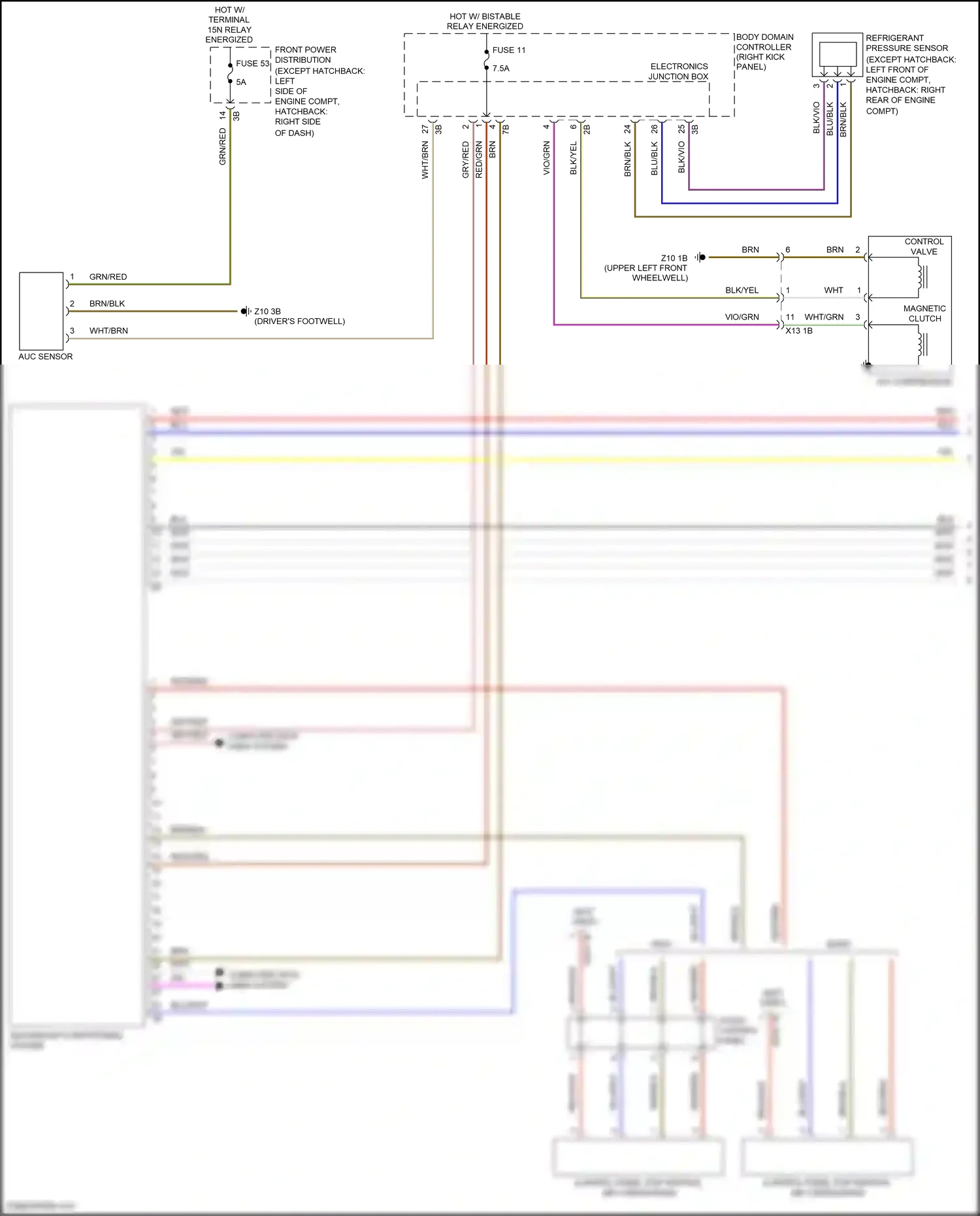 MINI Cooper III (2013-2018) blk/yel wiring diagram  (41 of 69)