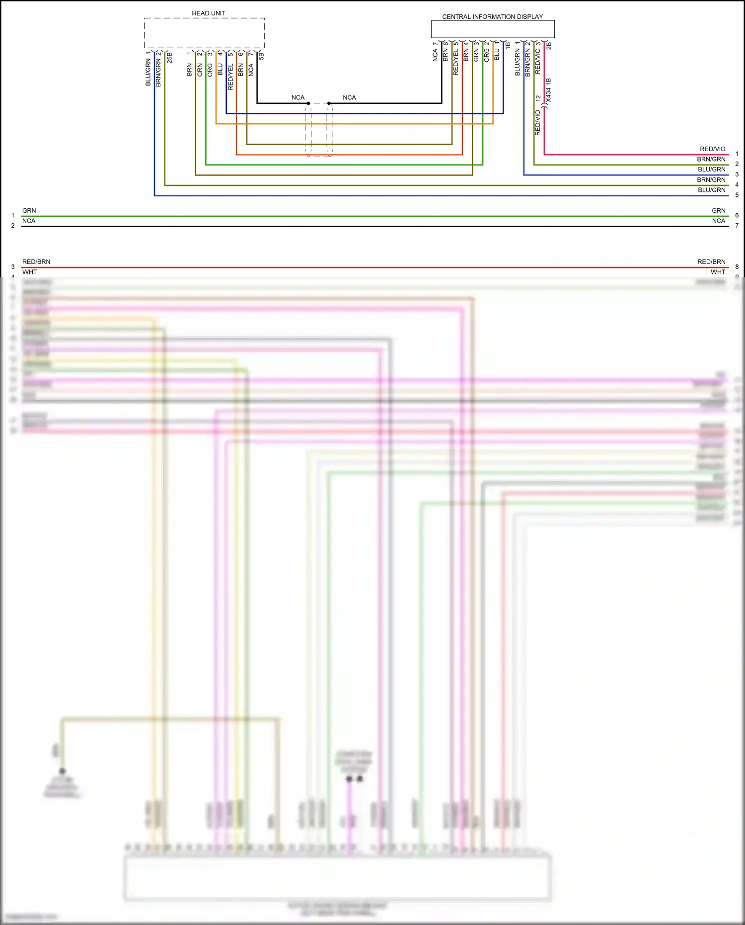 MINI Cooper III (2013-2018) brn/grn wiring diagram  (3 of 25)