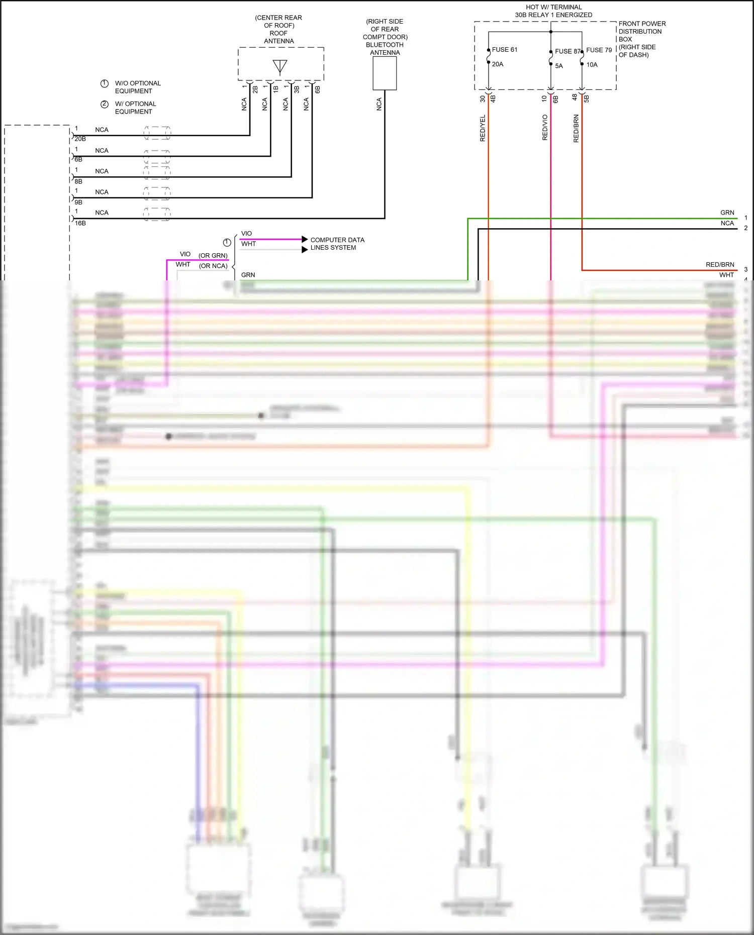 MINI Cooper III (2013-2018) brn/red wiring diagram  (16 of 31)