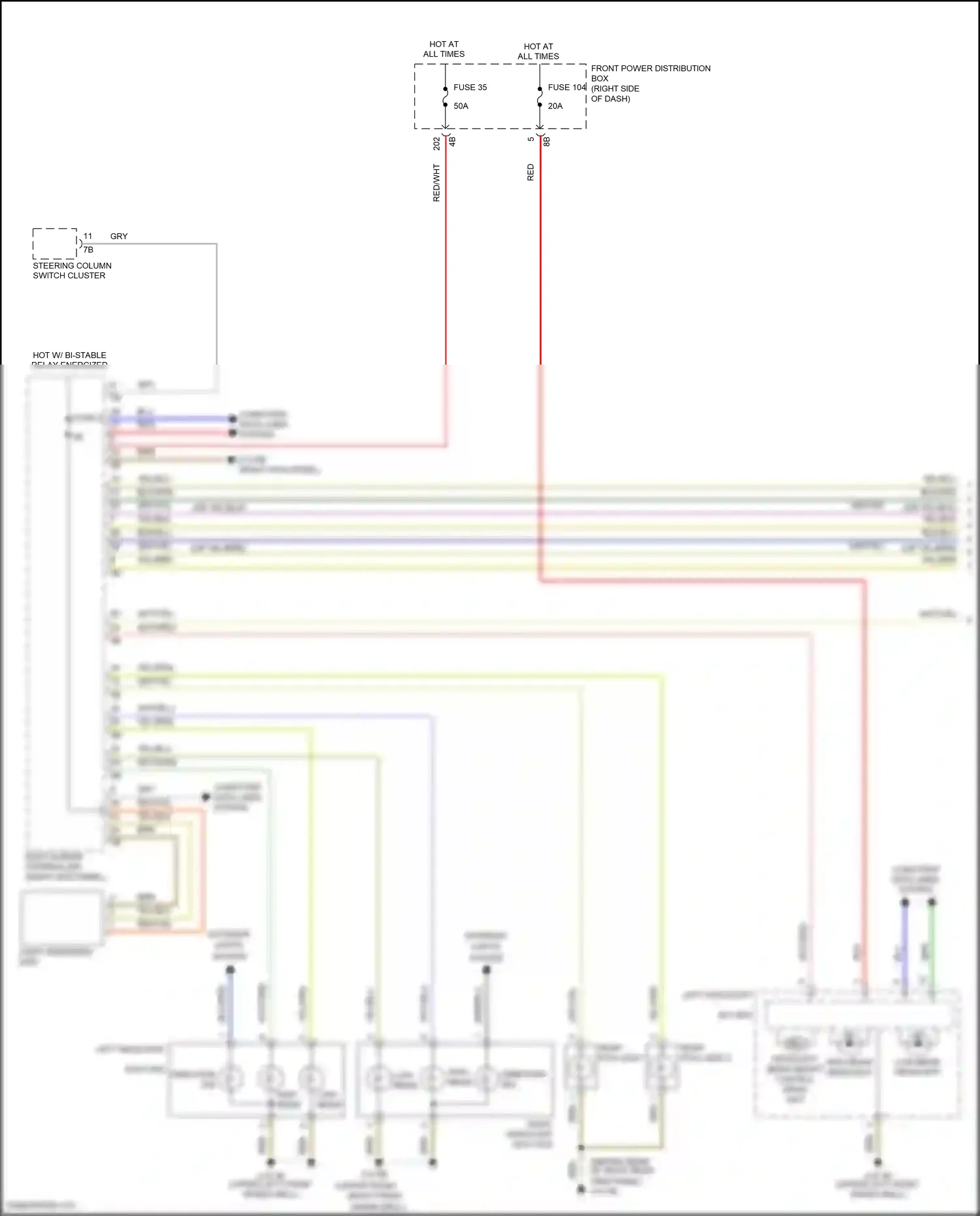 MINI Cooper III (2013-2018) fuse 9 wiring diagram  (2 of 8)